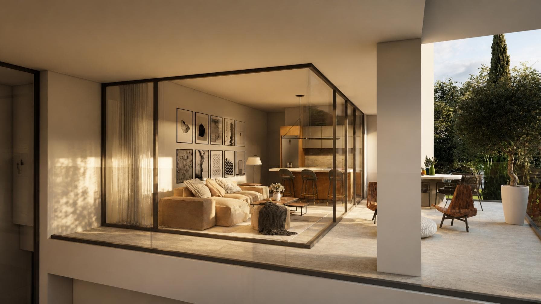 2-bedrooms apartments in Paphos, Cyprus.