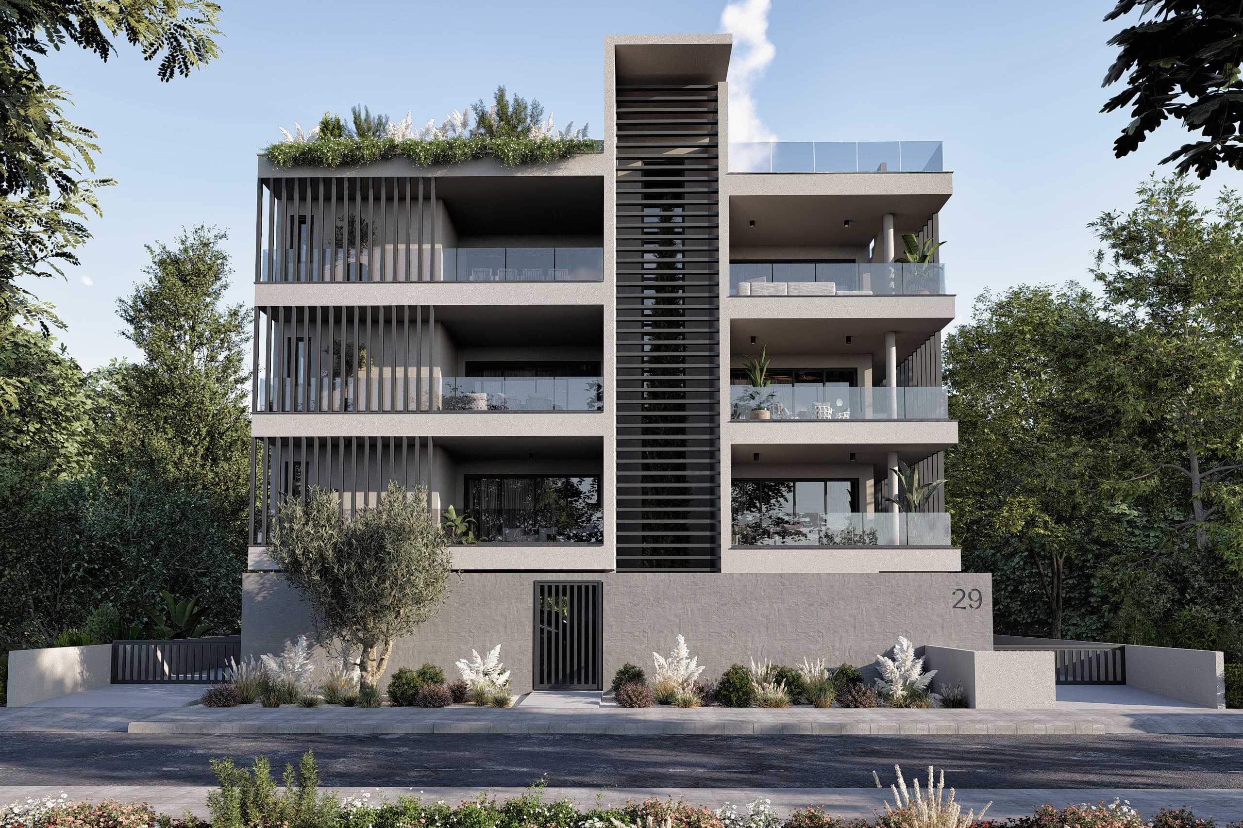 2-bedrooms apartments in Nicosia, Cyprus.