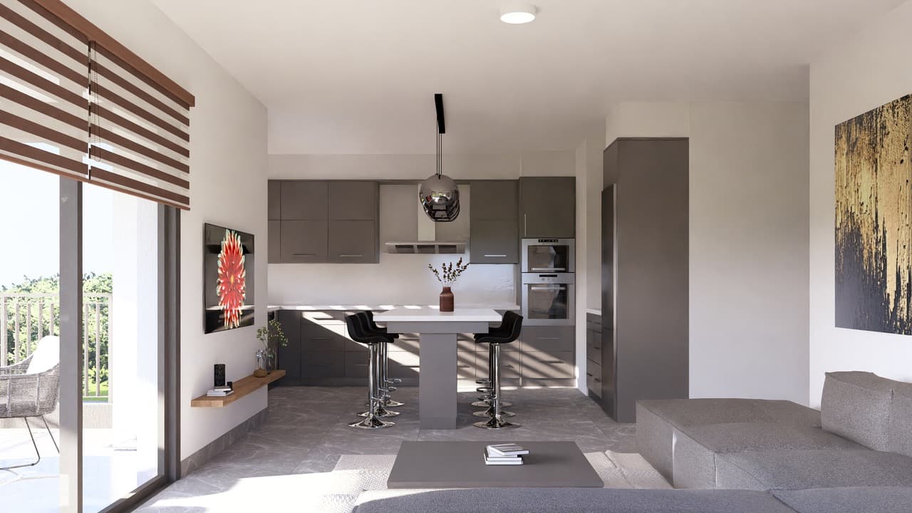 2-bedrooms apartments in Paphos, Cyprus.