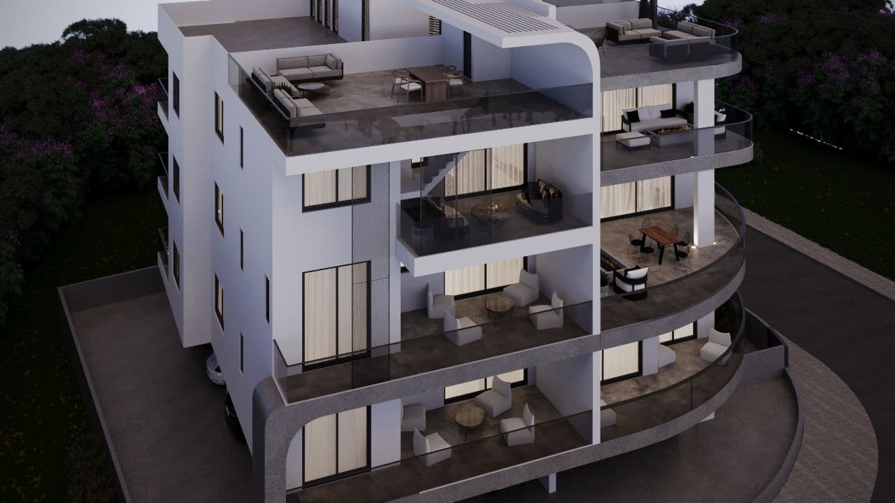 2-bedrooms apartments in Larnaca, Cyprus.