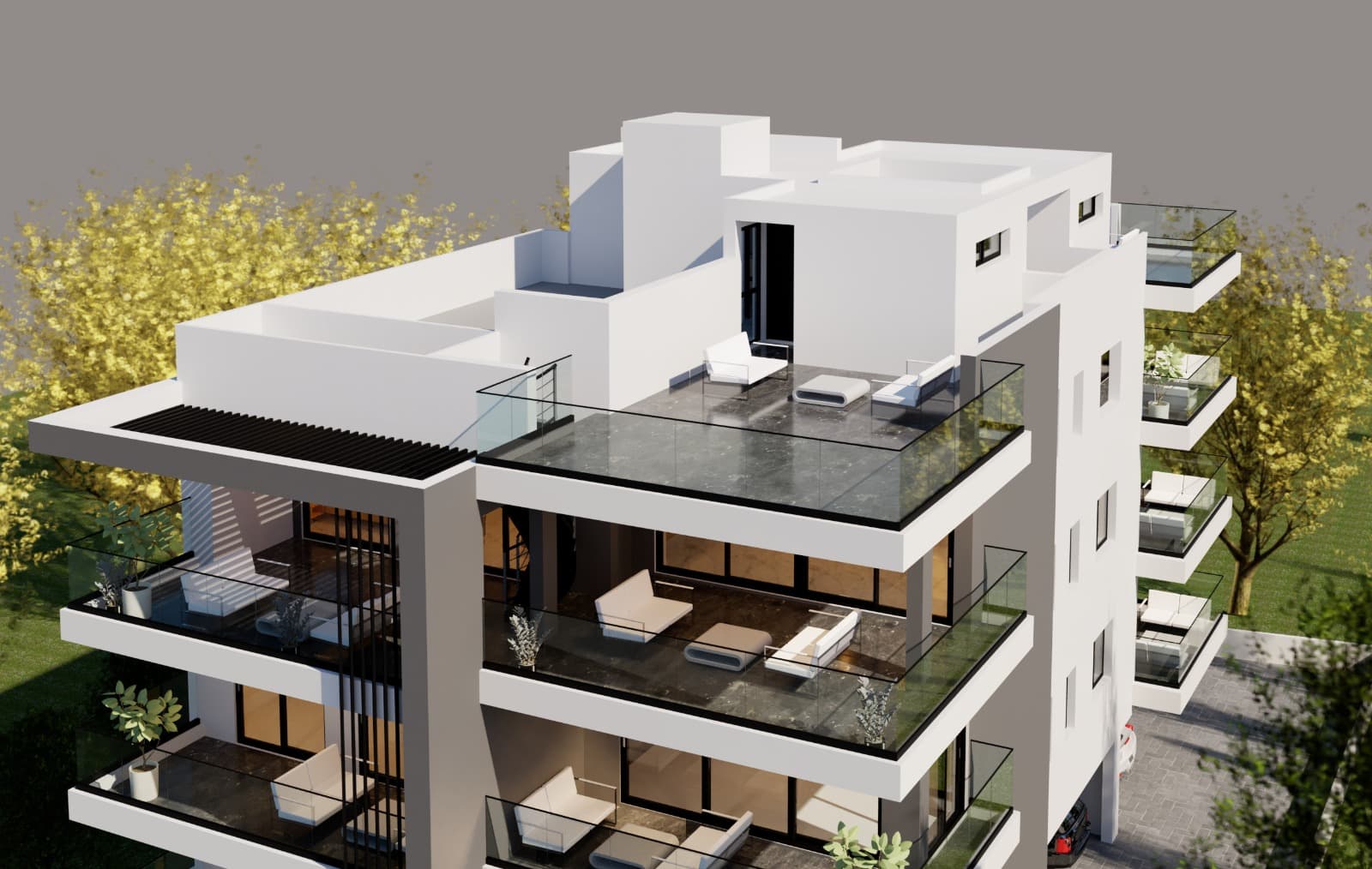 3-bedrooms apartments in Larnaca, Cyprus.