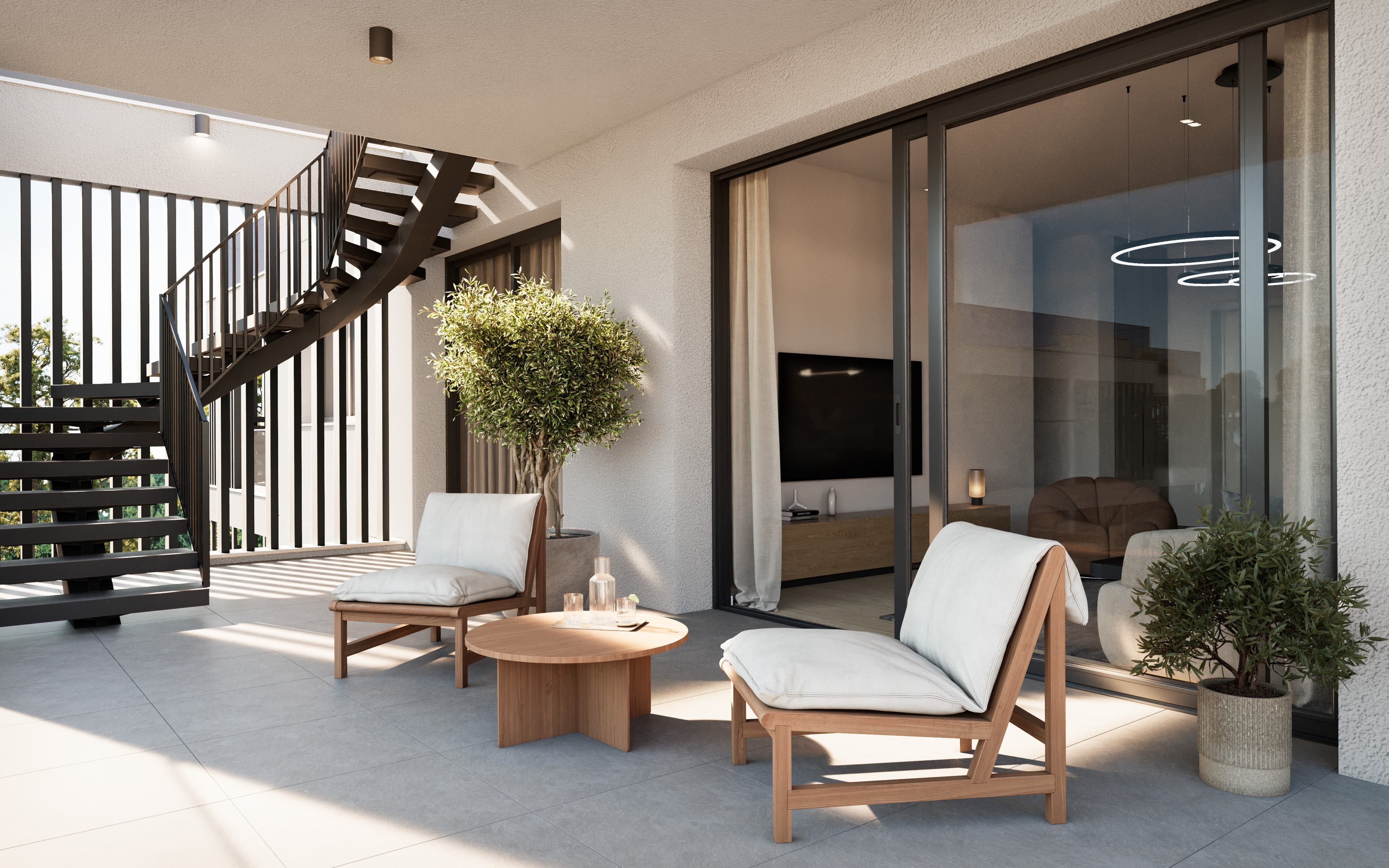 3-bedrooms apartments in Paphos, Cyprus.