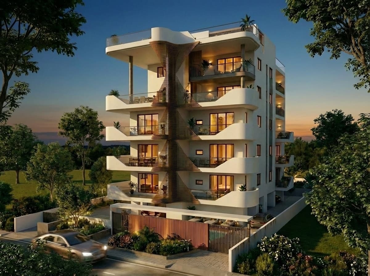 2-bedrooms apartments in Larnaca, Cyprus.