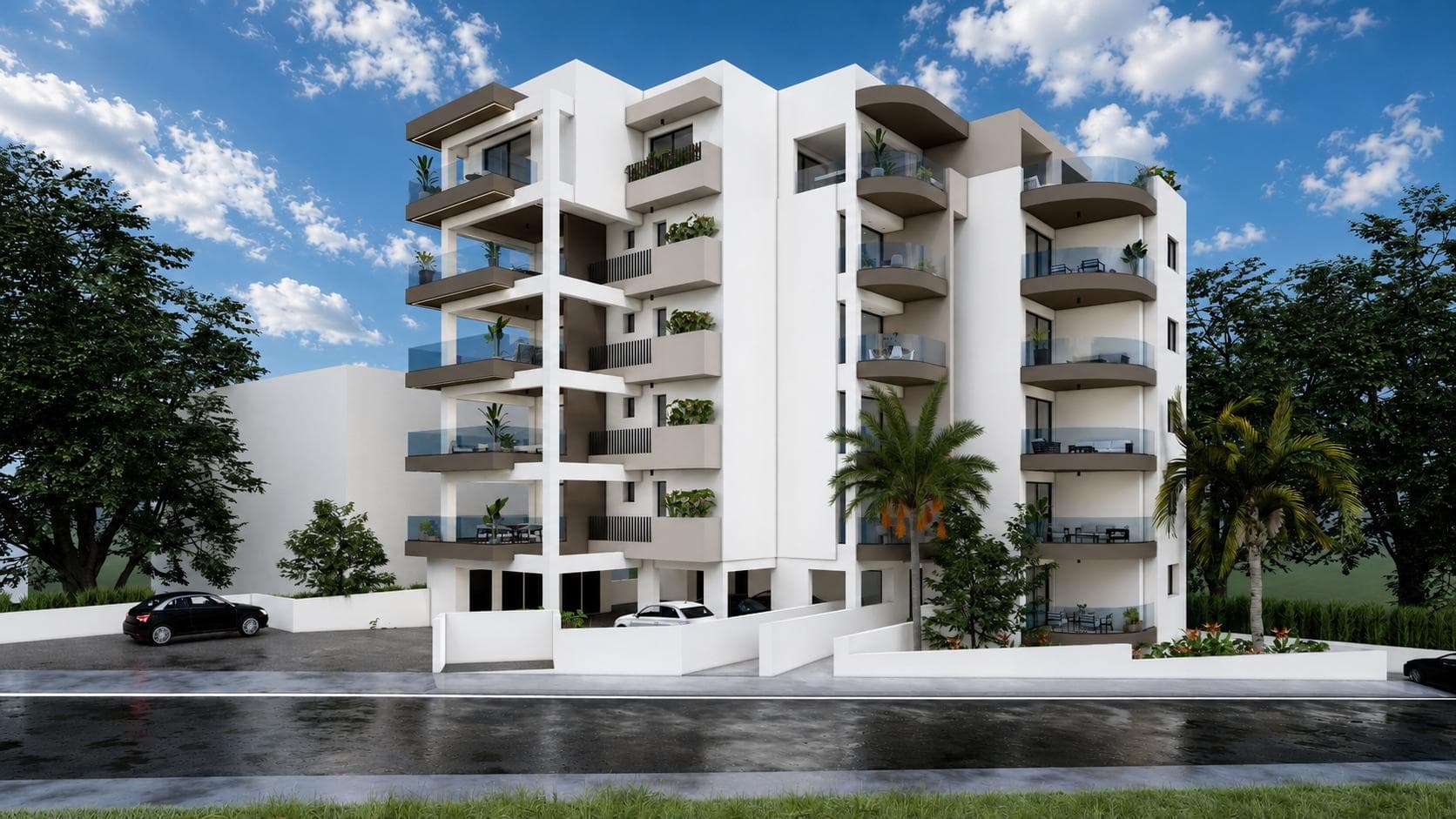 3-bedrooms apartments in Nicosia, Cyprus.