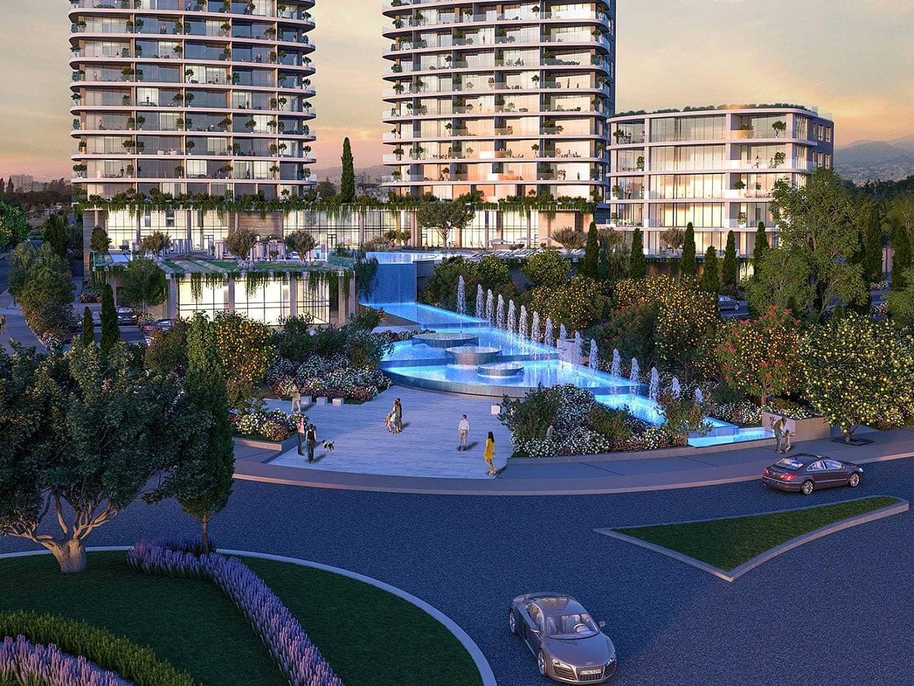 1-bedrooms apartments in Limassol, Cyprus.