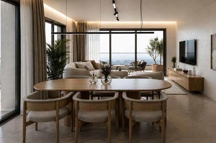 3-bedrooms apartments in Nicosia, Cyprus.