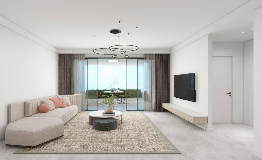 2-bedrooms apartments in Nicosia, Cyprus.