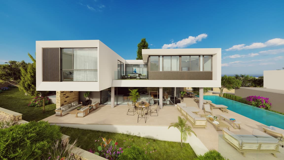 3-bedrooms house in Paphos, Cyprus.