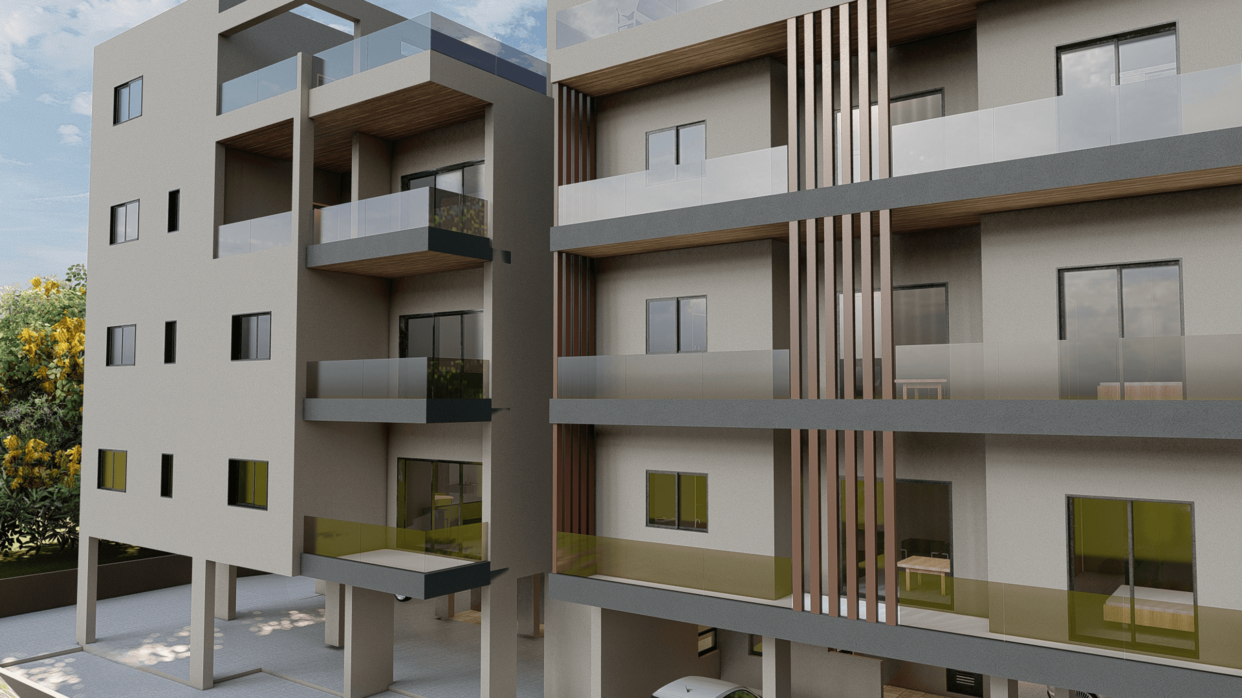 3-bedrooms apartments in Limassol, Cyprus.