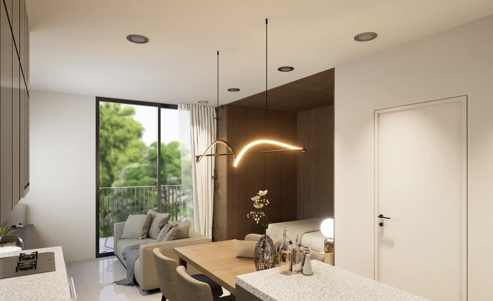 1-bedrooms apartments in Nicosia, Cyprus.