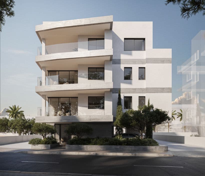 3-bedrooms apartments in Nicosia, Cyprus.
