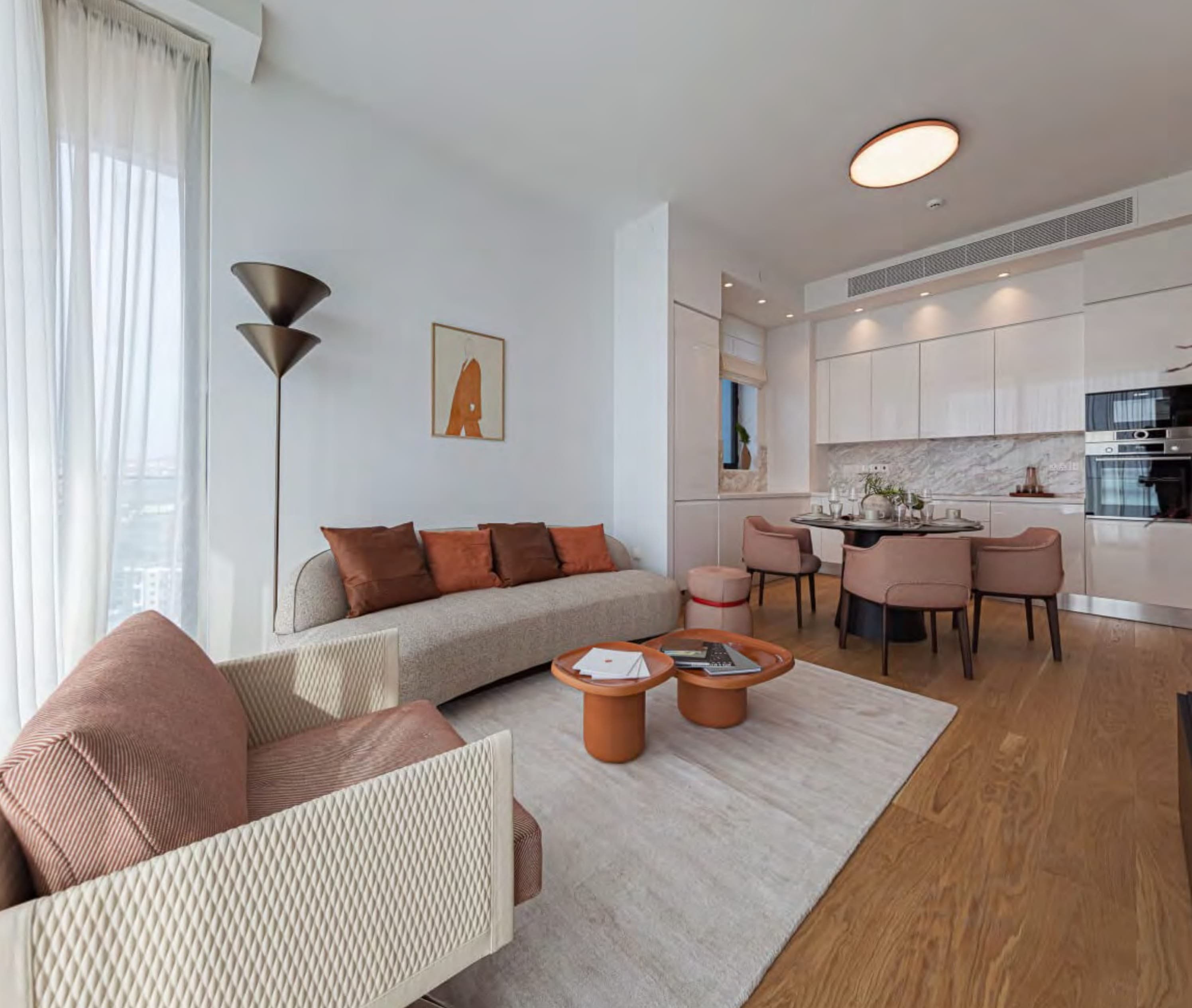 2-bedrooms apartments in Paphos, Cyprus.