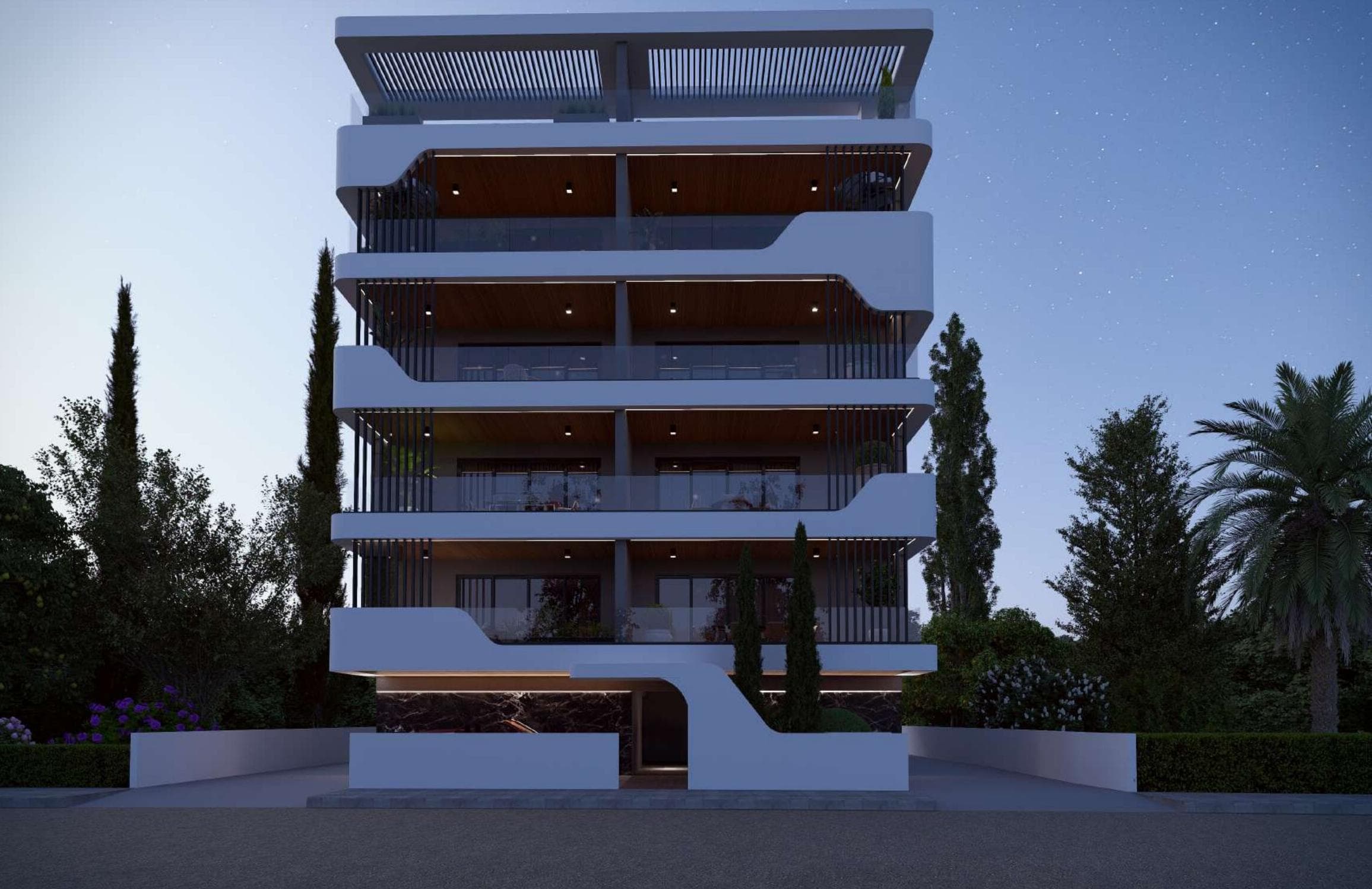 2-bedrooms apartments in Nicosia, Cyprus.