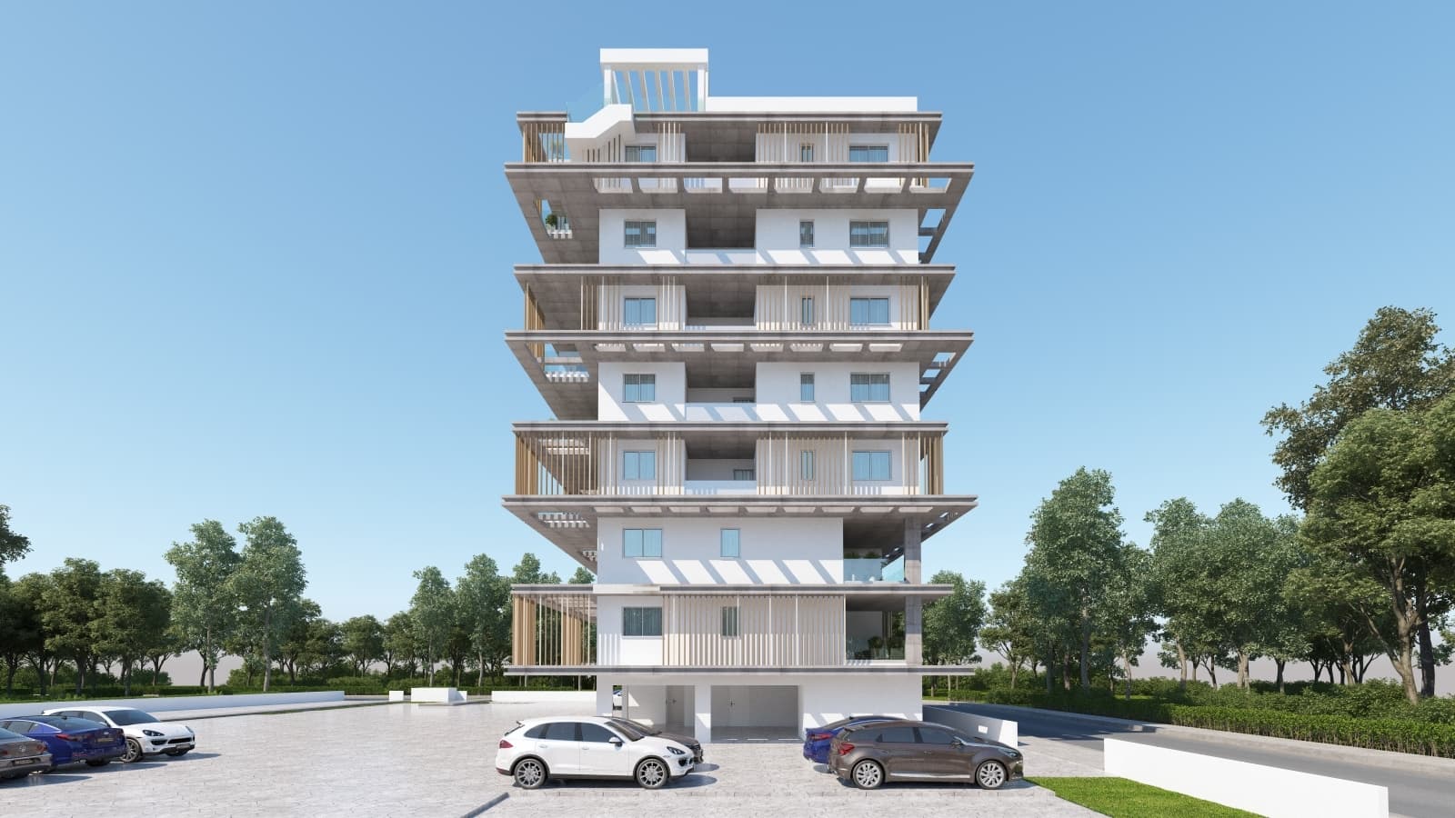 2-bedrooms apartments in Larnaca, Cyprus.