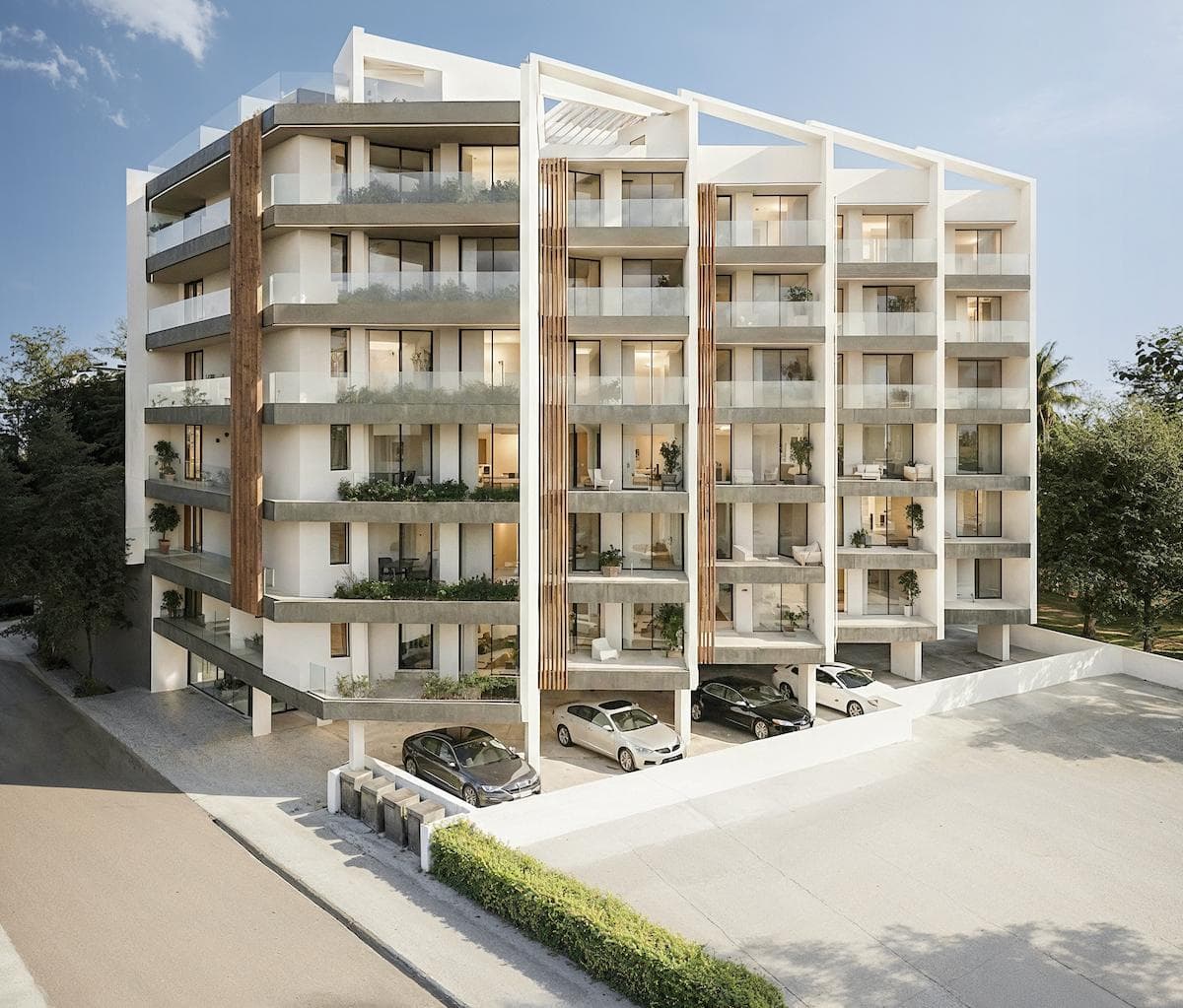 1-bedrooms apartments in Larnaca, Cyprus.