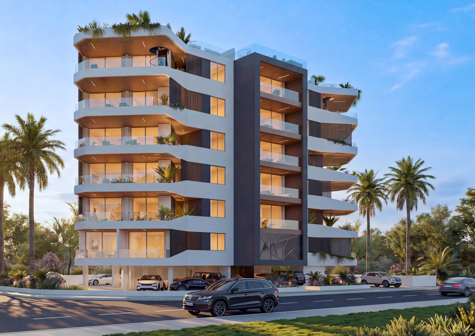 1-bedrooms apartments in Larnaca, Cyprus.