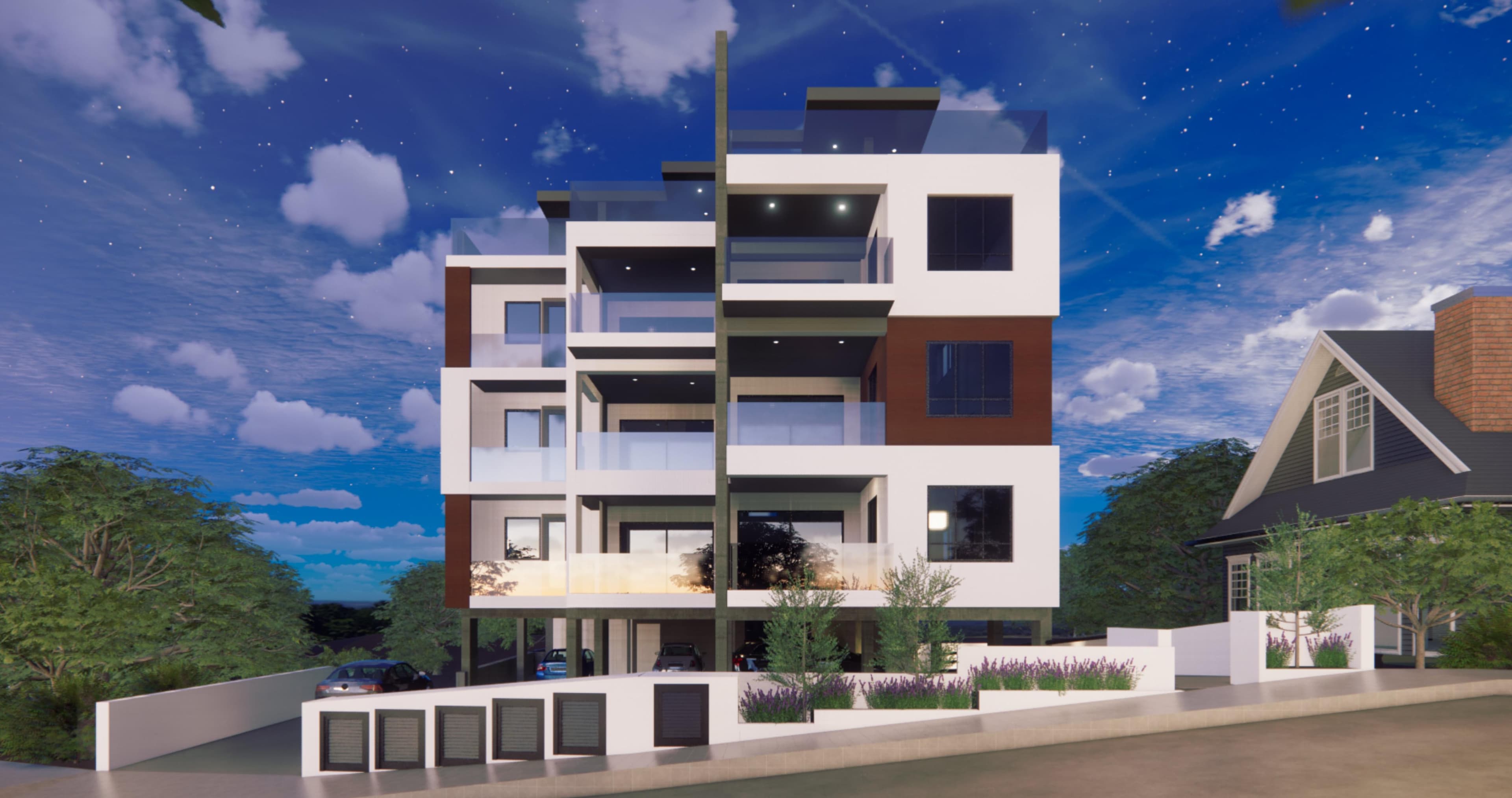 2-bedrooms apartments in Limassol, Cyprus.