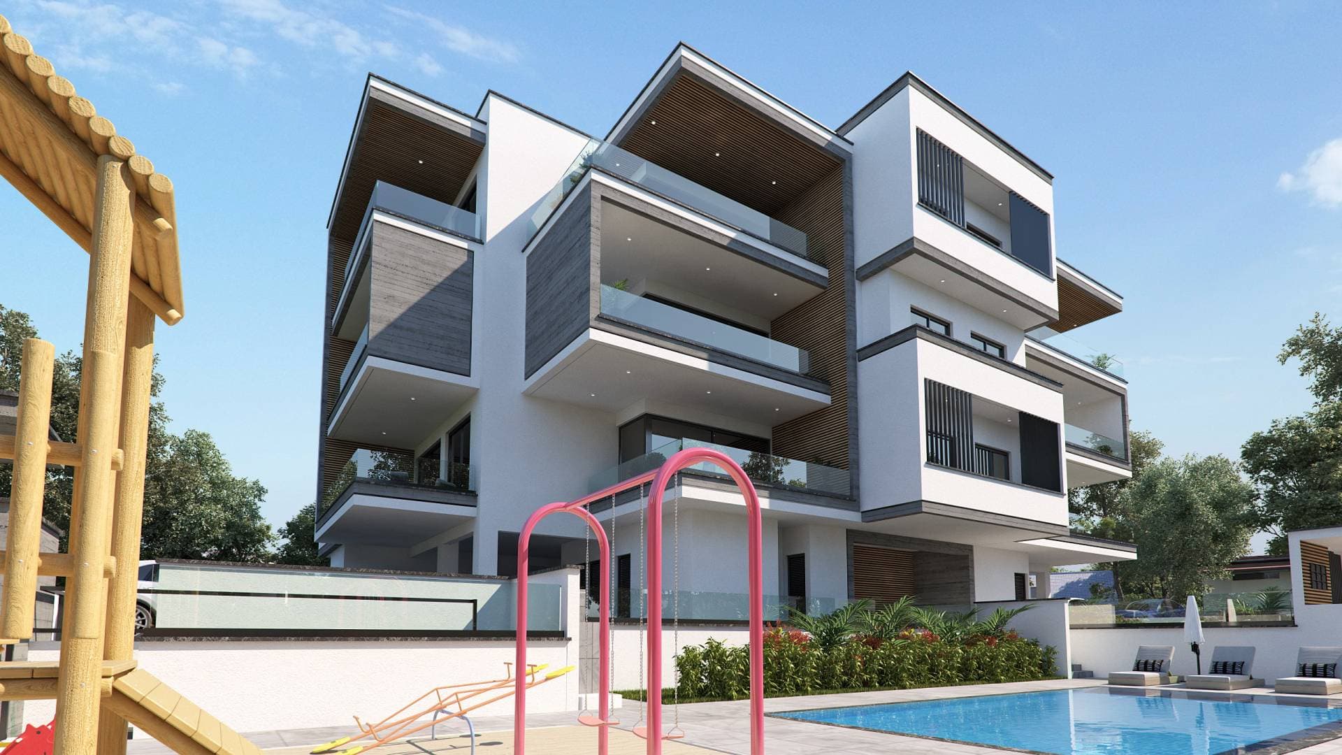 3-bedrooms apartments in Limassol, Cyprus.