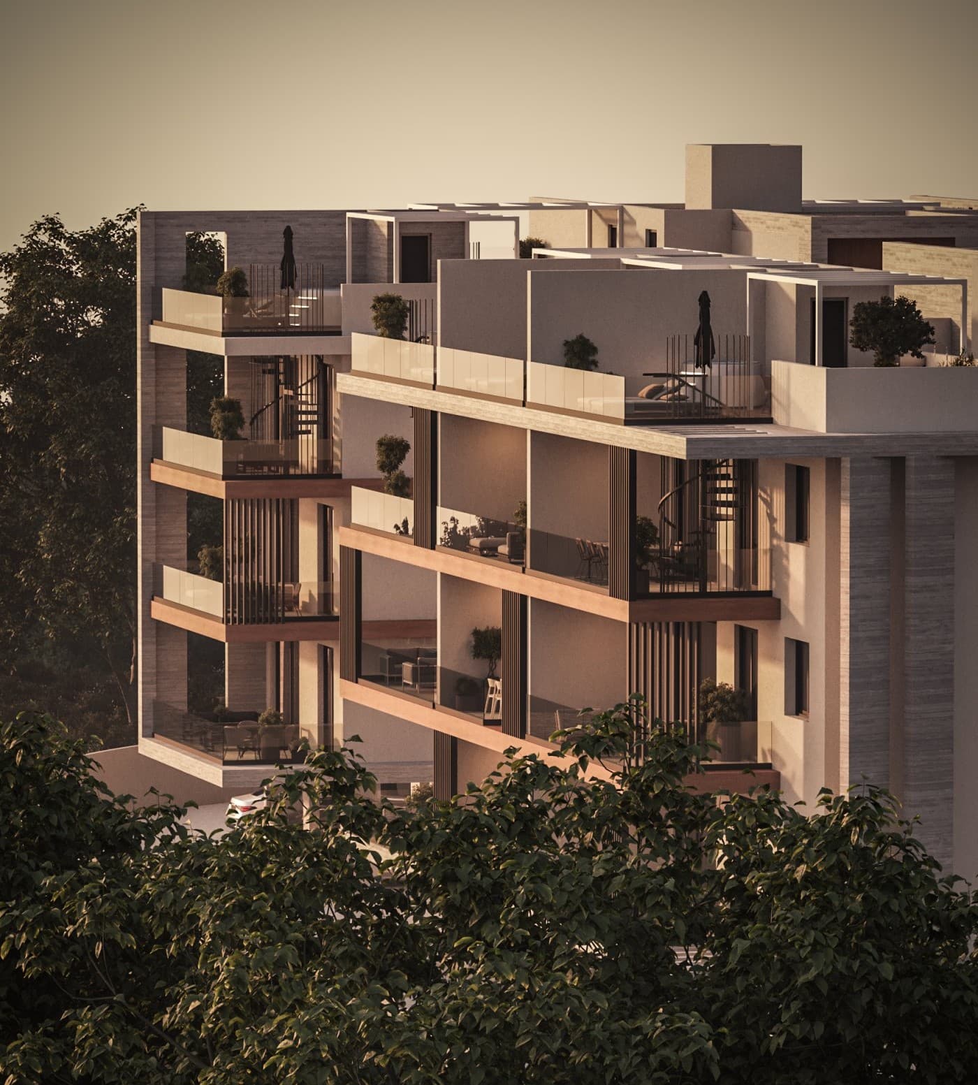 2-bedrooms apartments in Larnaca, Cyprus.