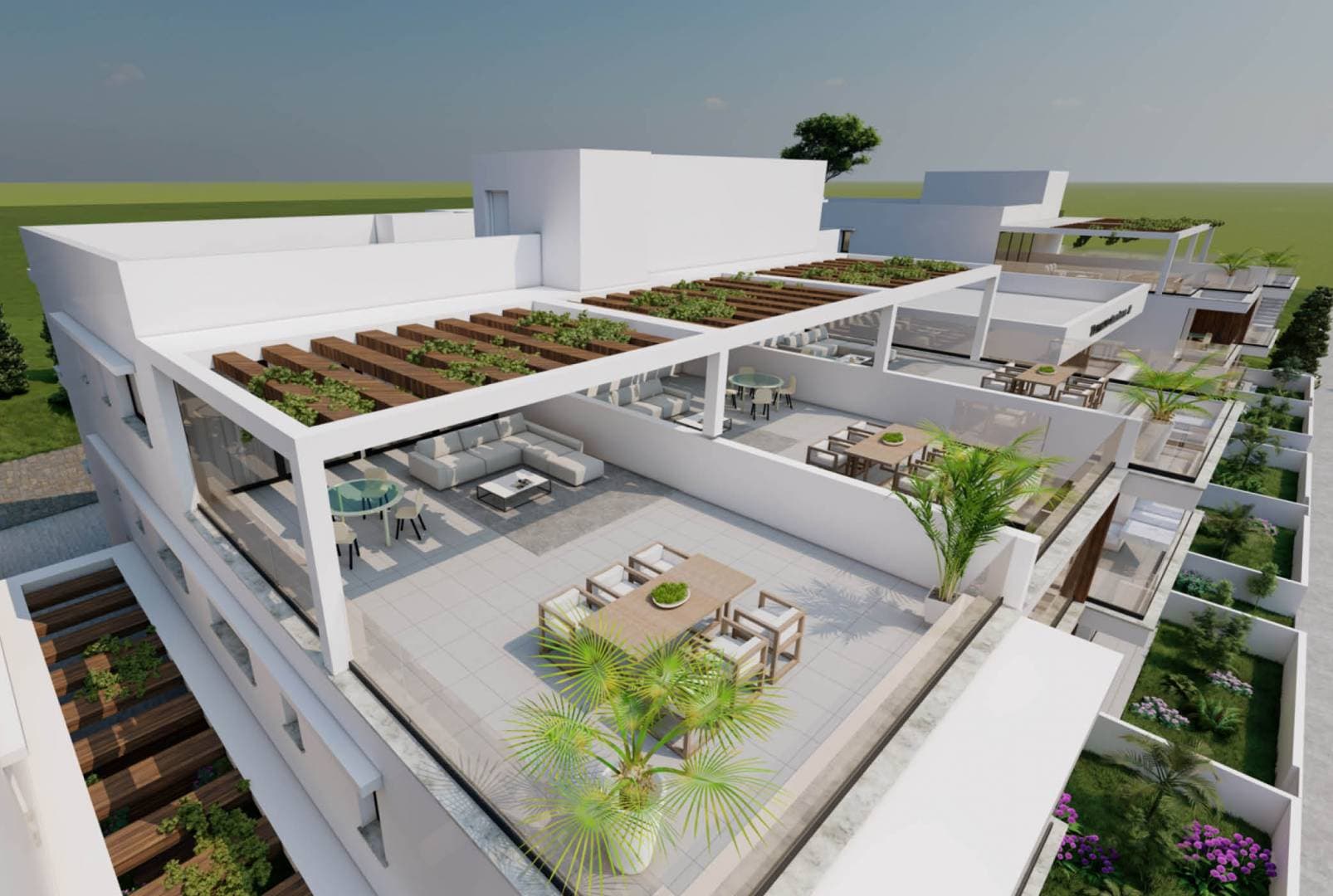 2-bedrooms apartments in Larnaca, Cyprus.