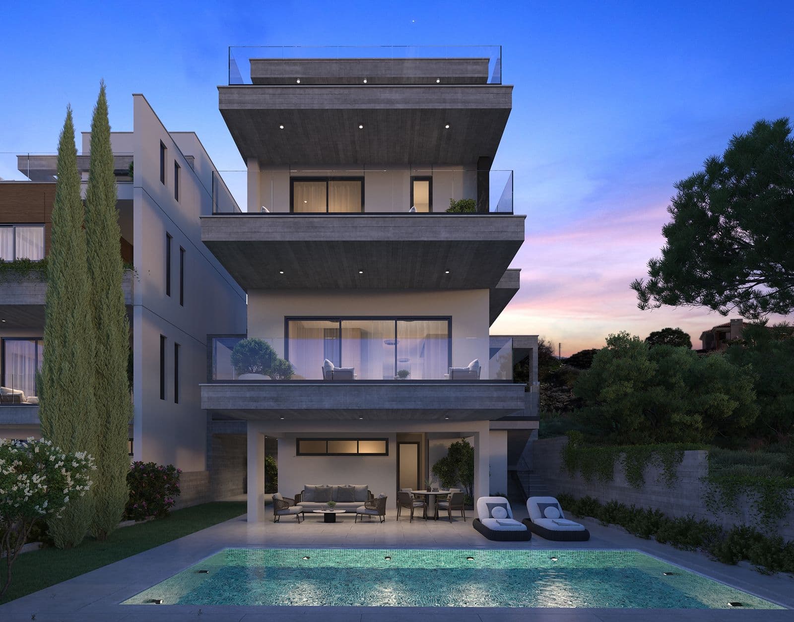 4-bedrooms house in Limassol, Cyprus.