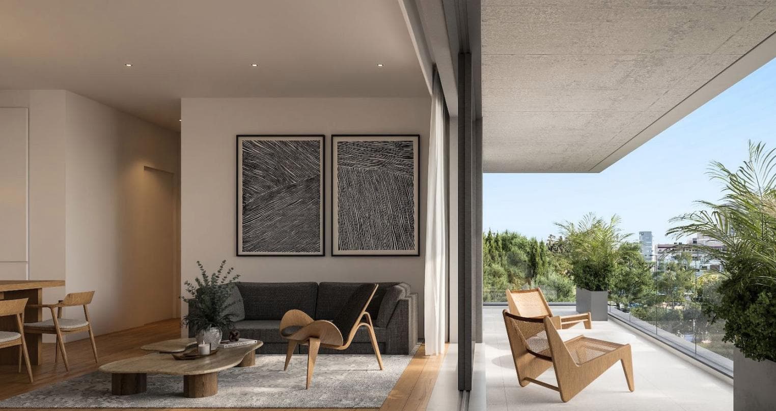 3-bedrooms apartments in Limassol, Cyprus.