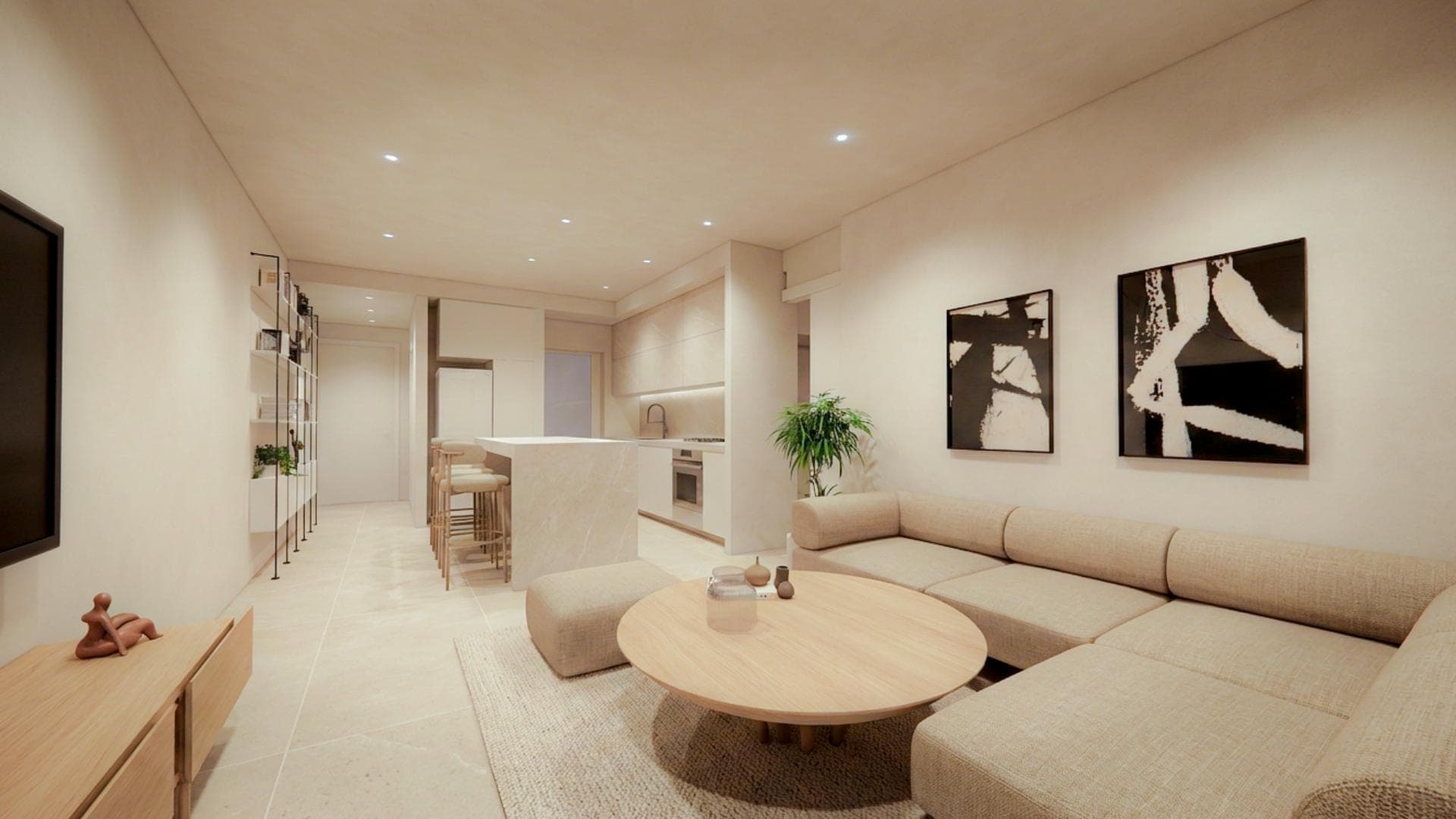 2-bedrooms apartments in Limassol, Cyprus.