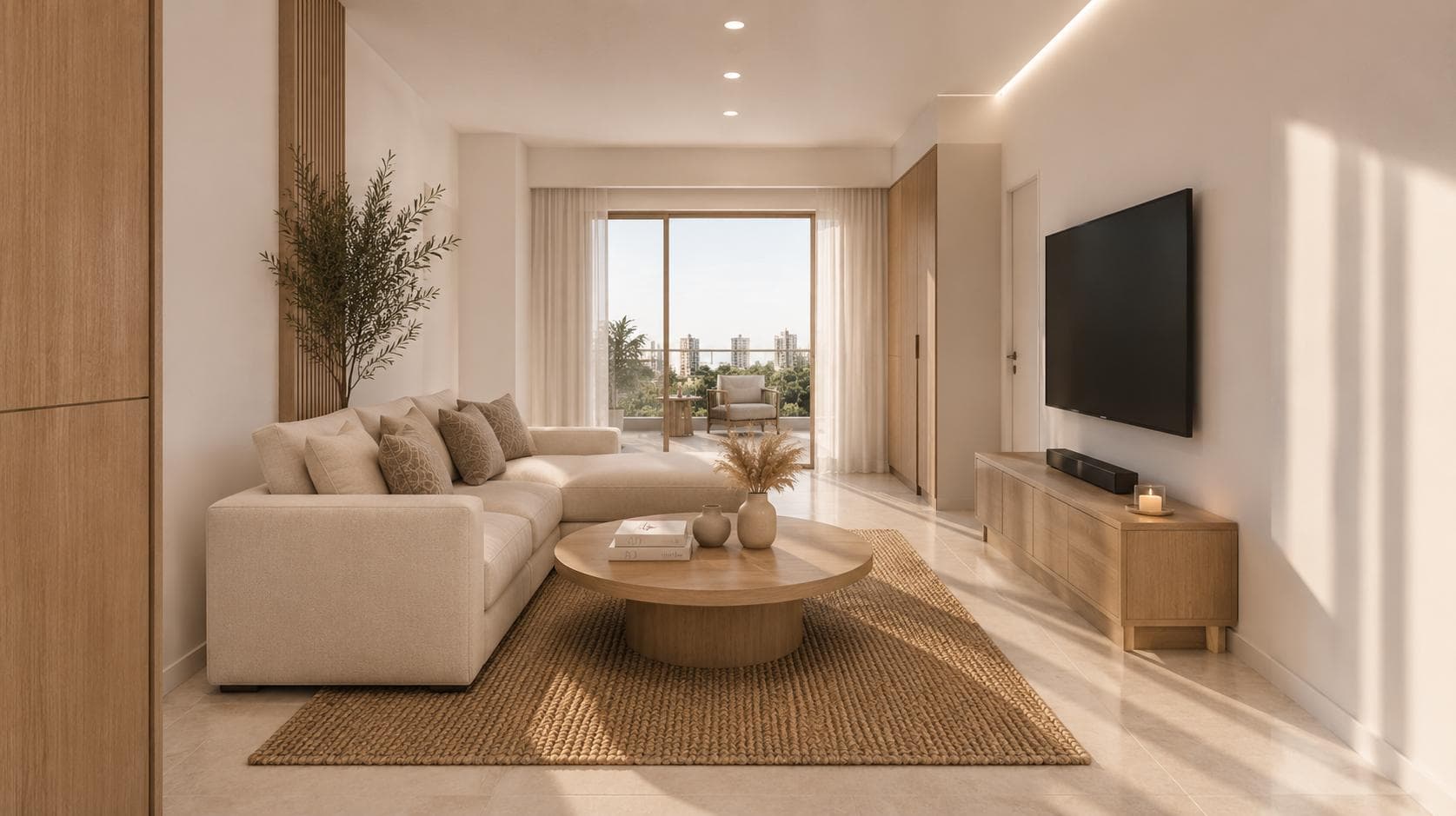 2-bedrooms apartments in Limassol, Cyprus.