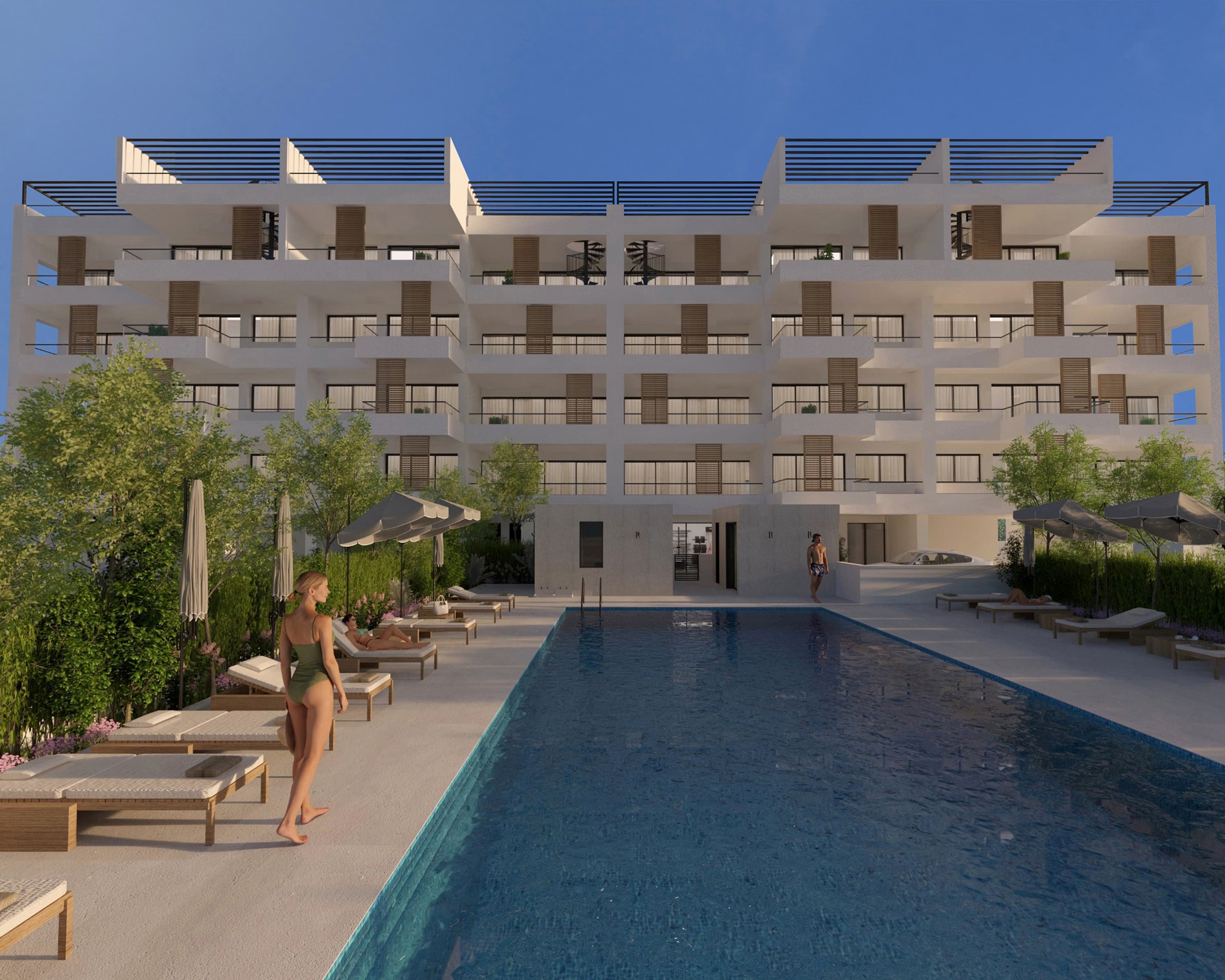 3-bedrooms apartments in Limassol, Cyprus.