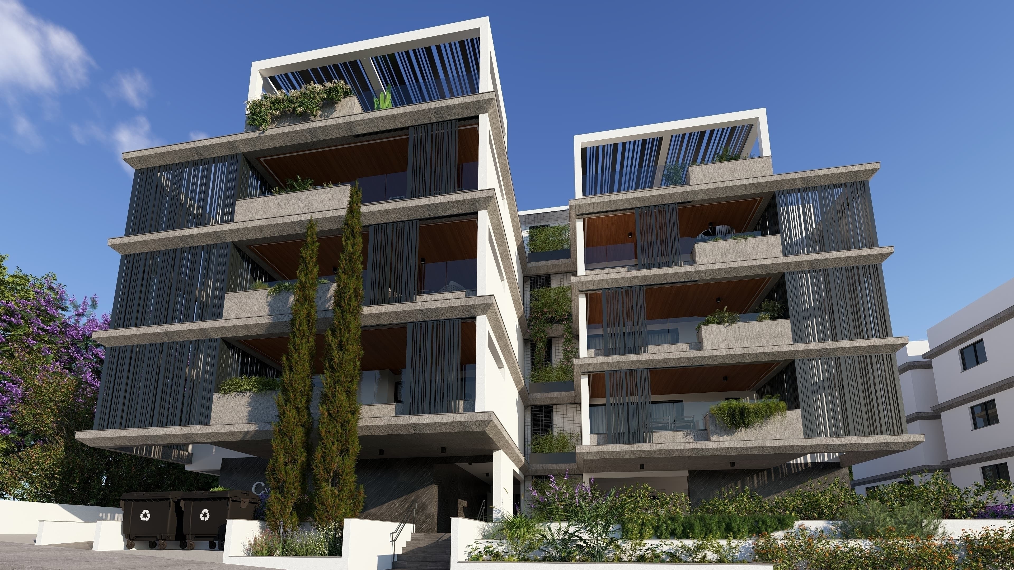 2-bedrooms apartments in Nicosia, Cyprus.