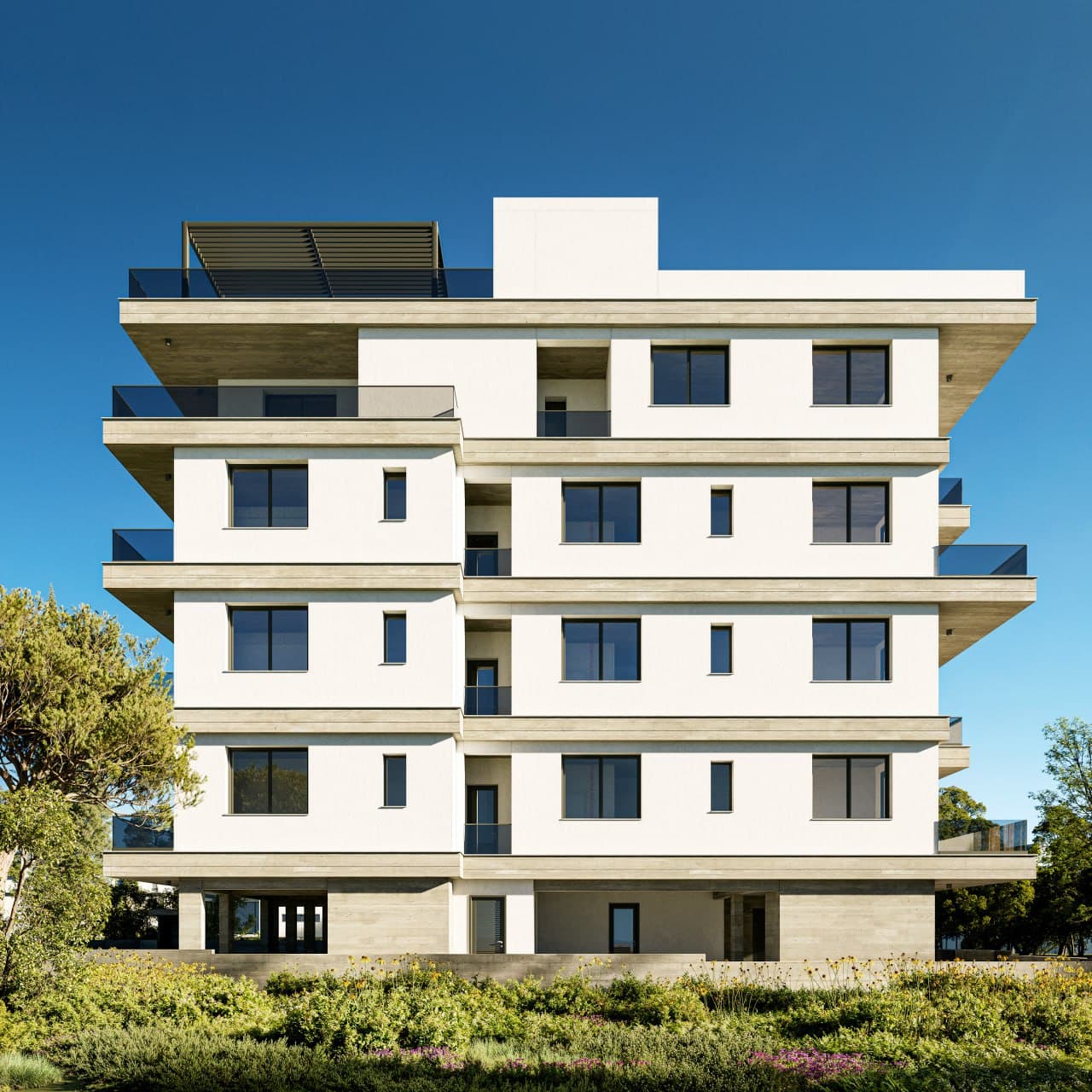 2-bedrooms apartments in Limassol, Cyprus.