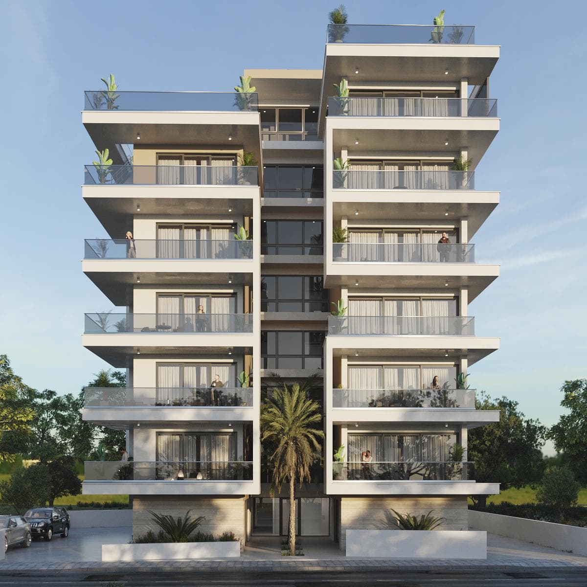 3-bedrooms apartments in Larnaca, Cyprus.