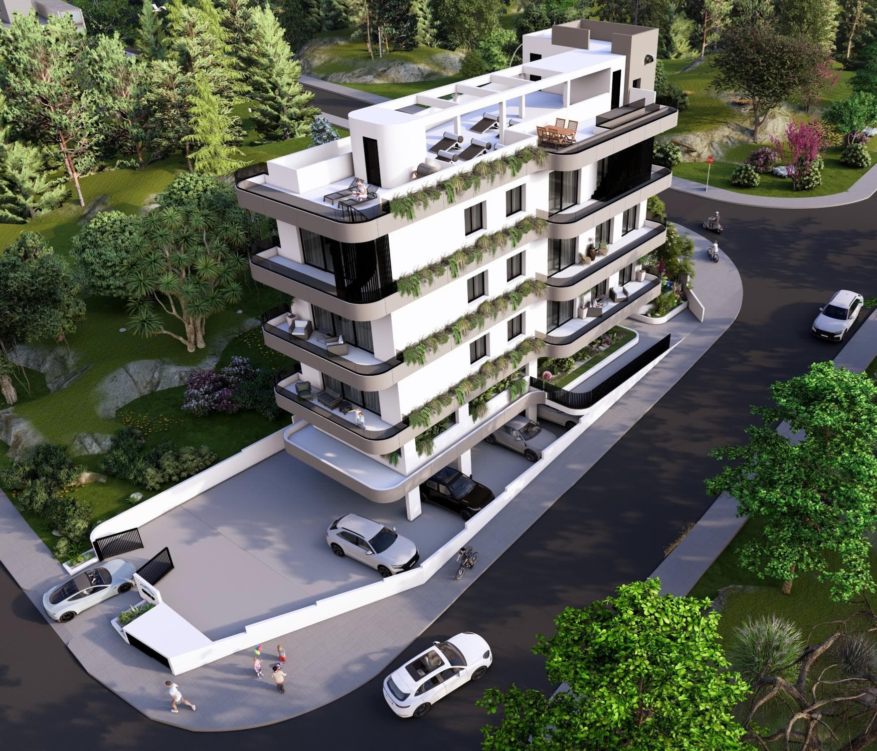 2-bedrooms apartments in Limassol, Cyprus.