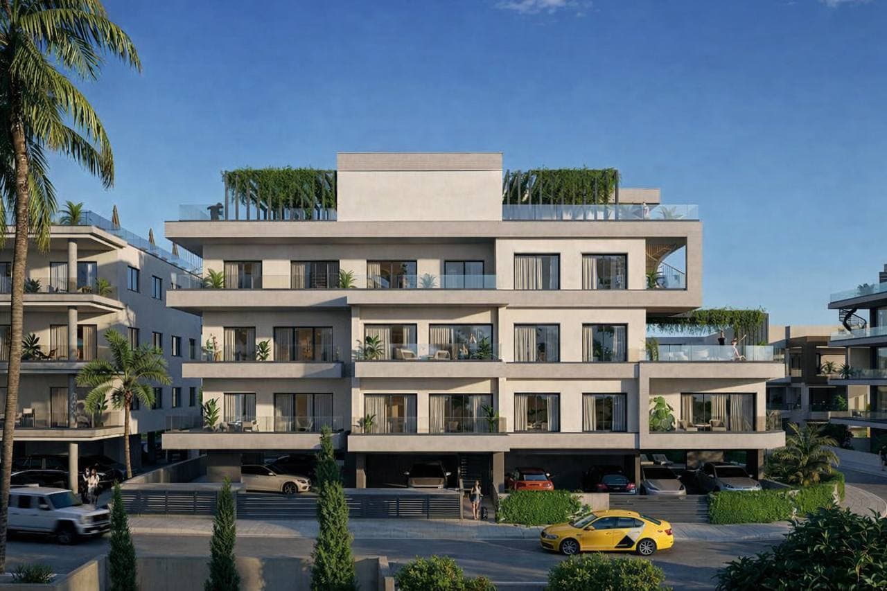 2-bedrooms apartments in Limassol, Cyprus.