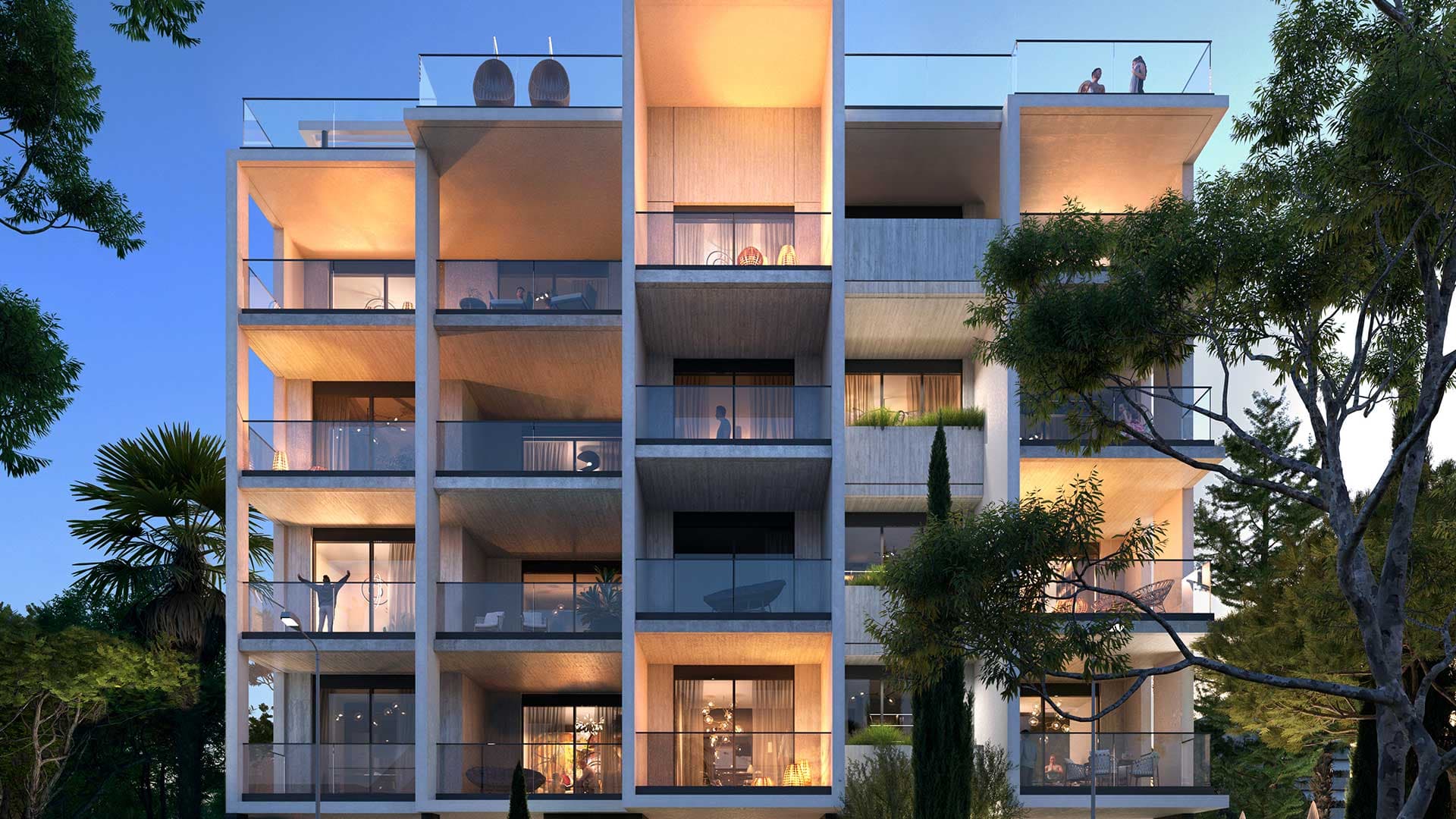 2-bedrooms apartments in Limassol, Cyprus.