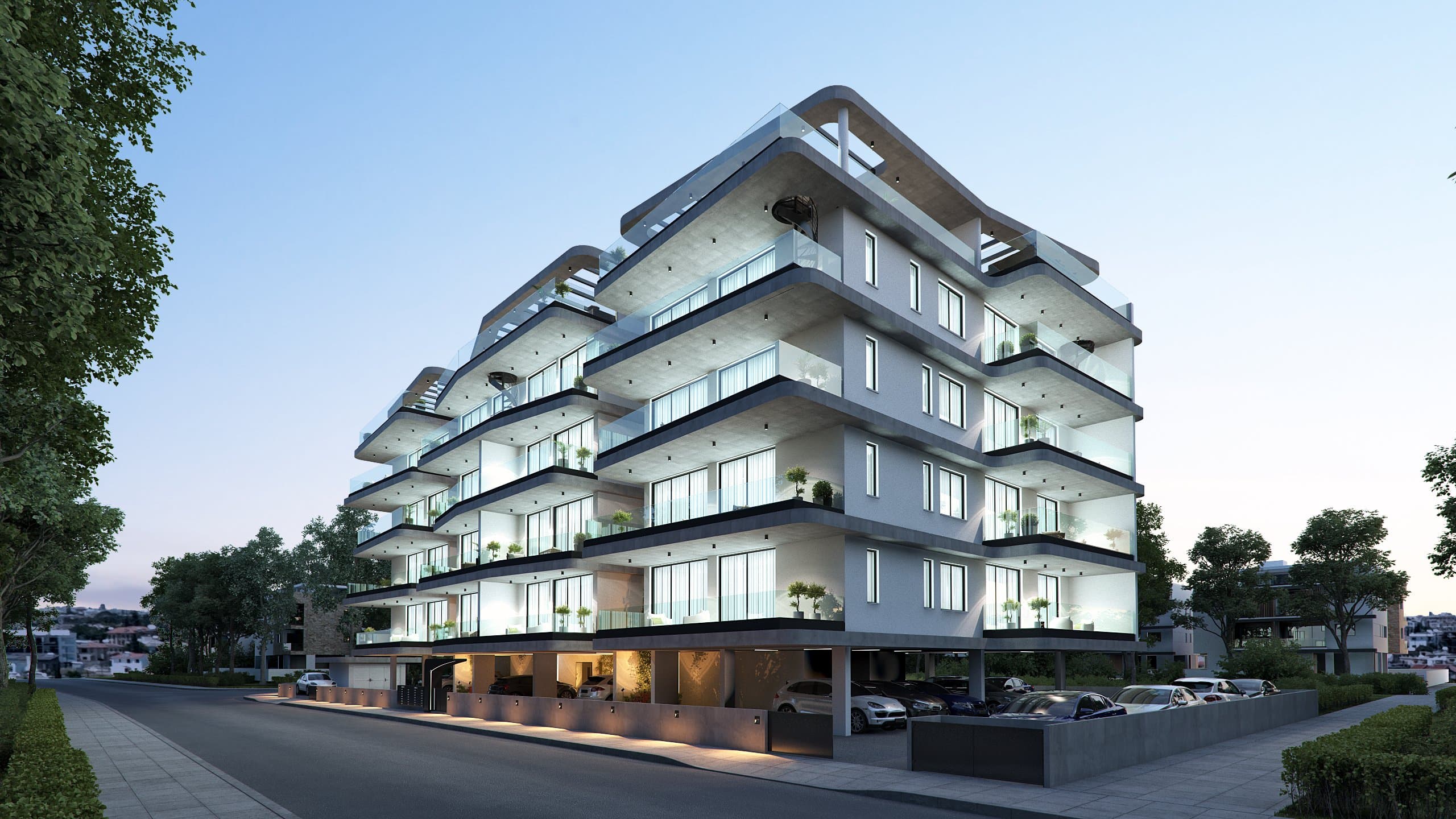 2-bedrooms apartments in Larnaca, Cyprus.
