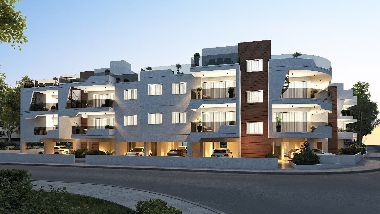 2-bedrooms apartments in Larnaca, Cyprus.