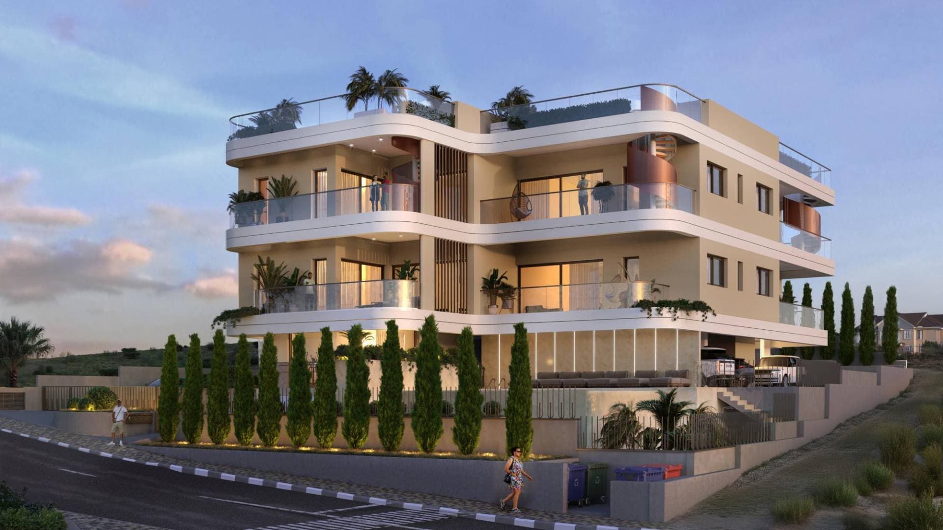 2-bedrooms apartments in Limassol, Cyprus.