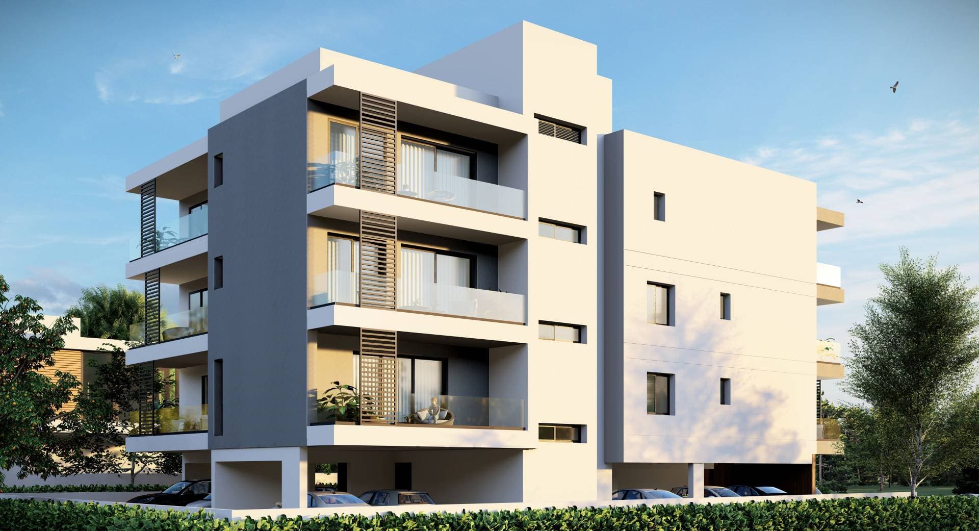 2-bedrooms apartments in Larnaca, Cyprus.