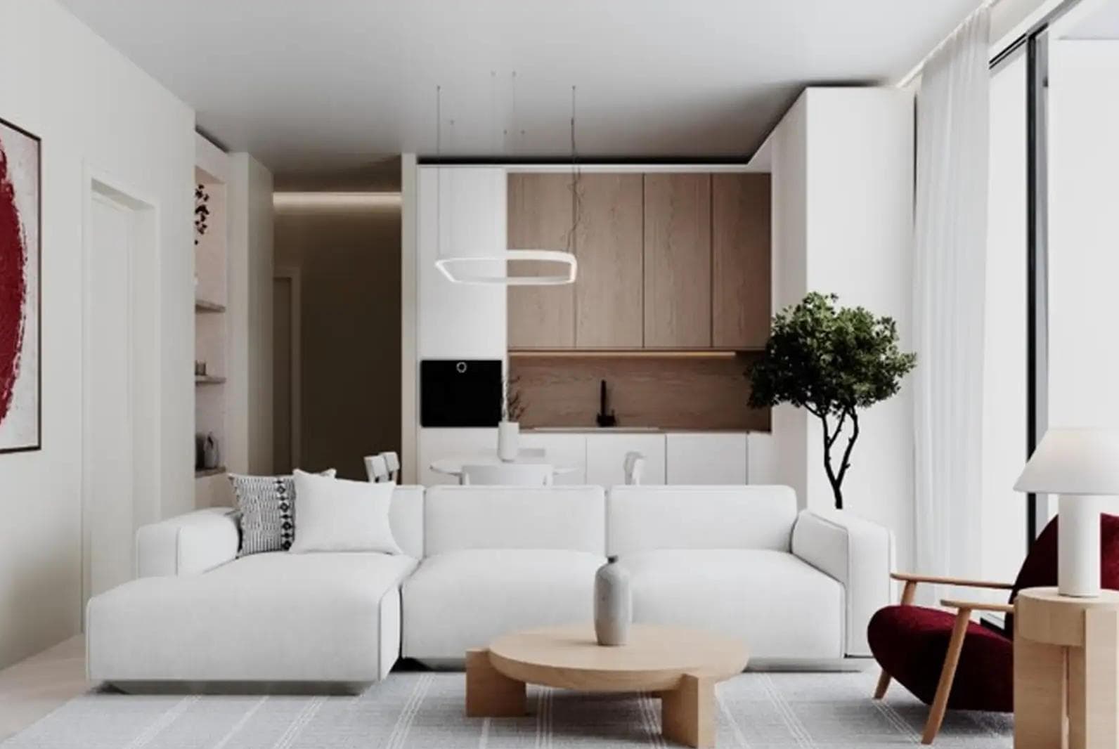 2-bedrooms apartments in Nicosia, Cyprus.