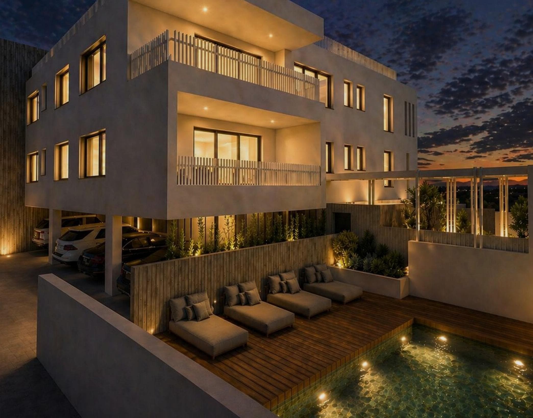 2-bedrooms apartments in Paphos, Cyprus.