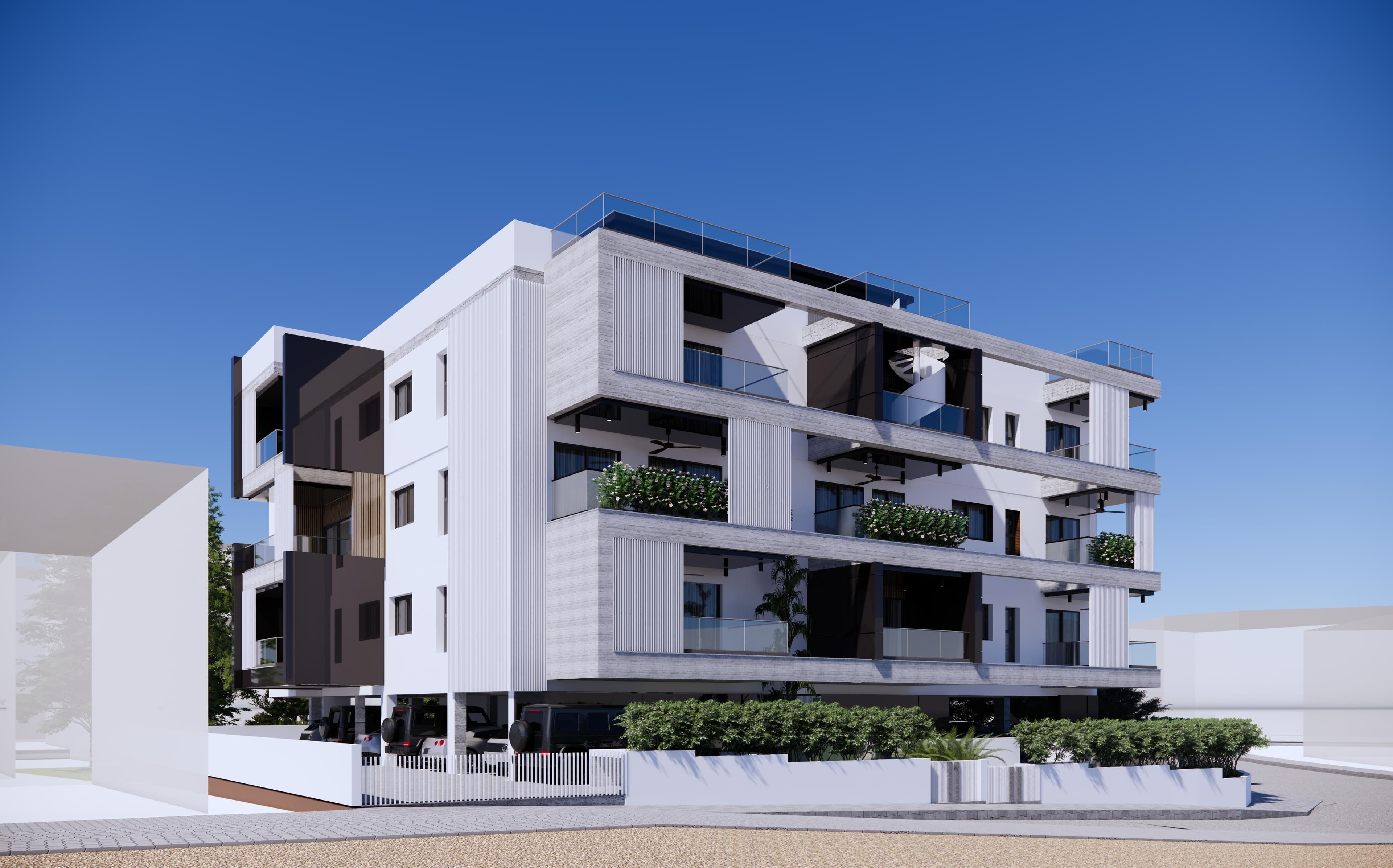 1-bedrooms apartments in Limassol, Cyprus.