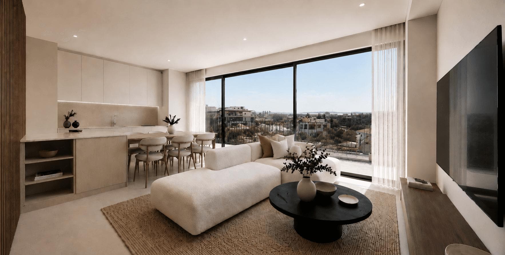 2-bedrooms apartments in Limassol, Cyprus.