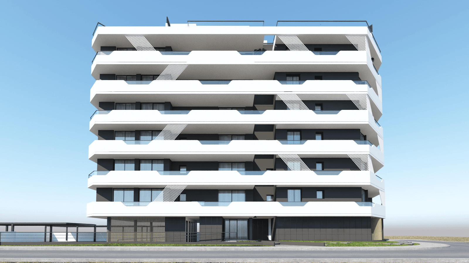 2-bedrooms apartments in Larnaca, Cyprus.