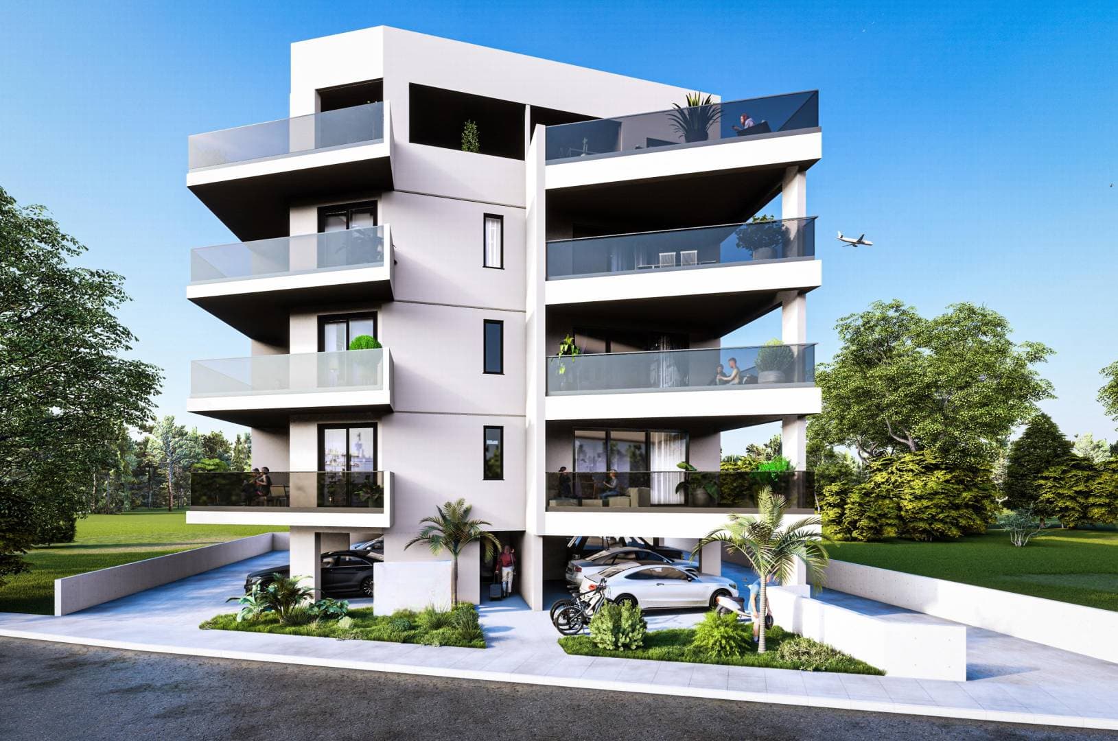 3-bedrooms apartments in Larnaca, Cyprus.