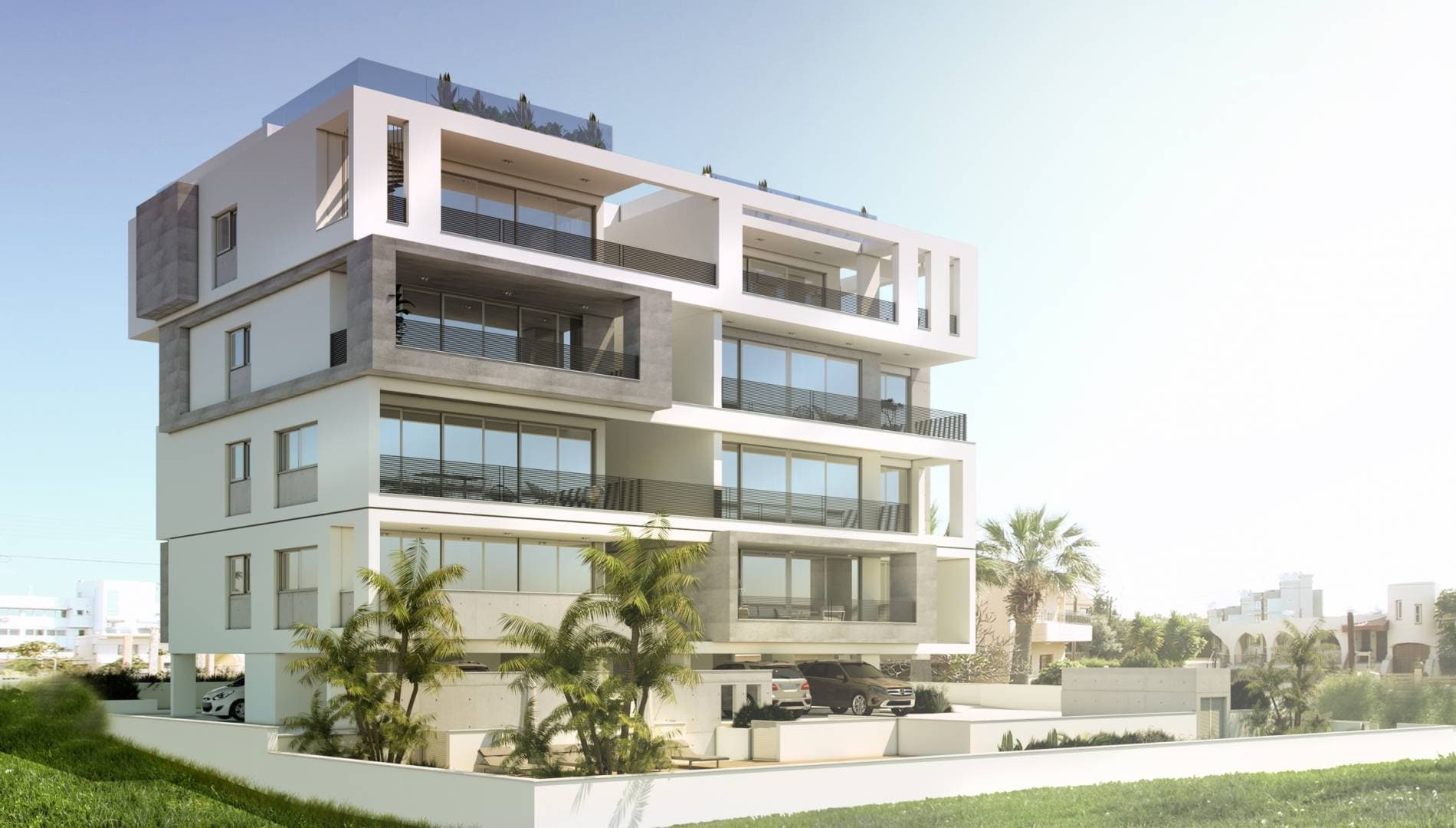 1-bedrooms apartments in Limassol, Cyprus.