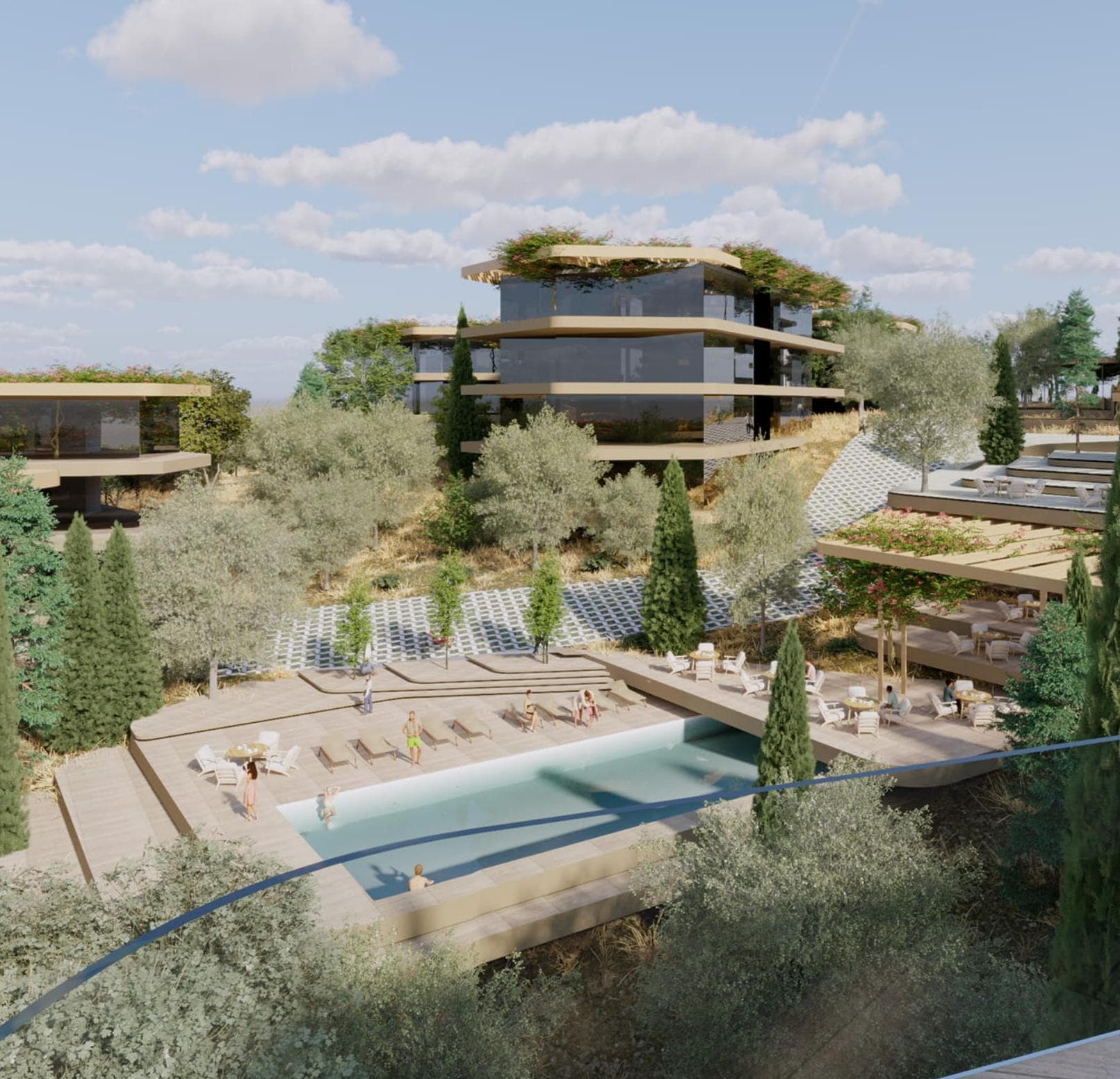 2-bedrooms apartments in Paphos, Cyprus.
