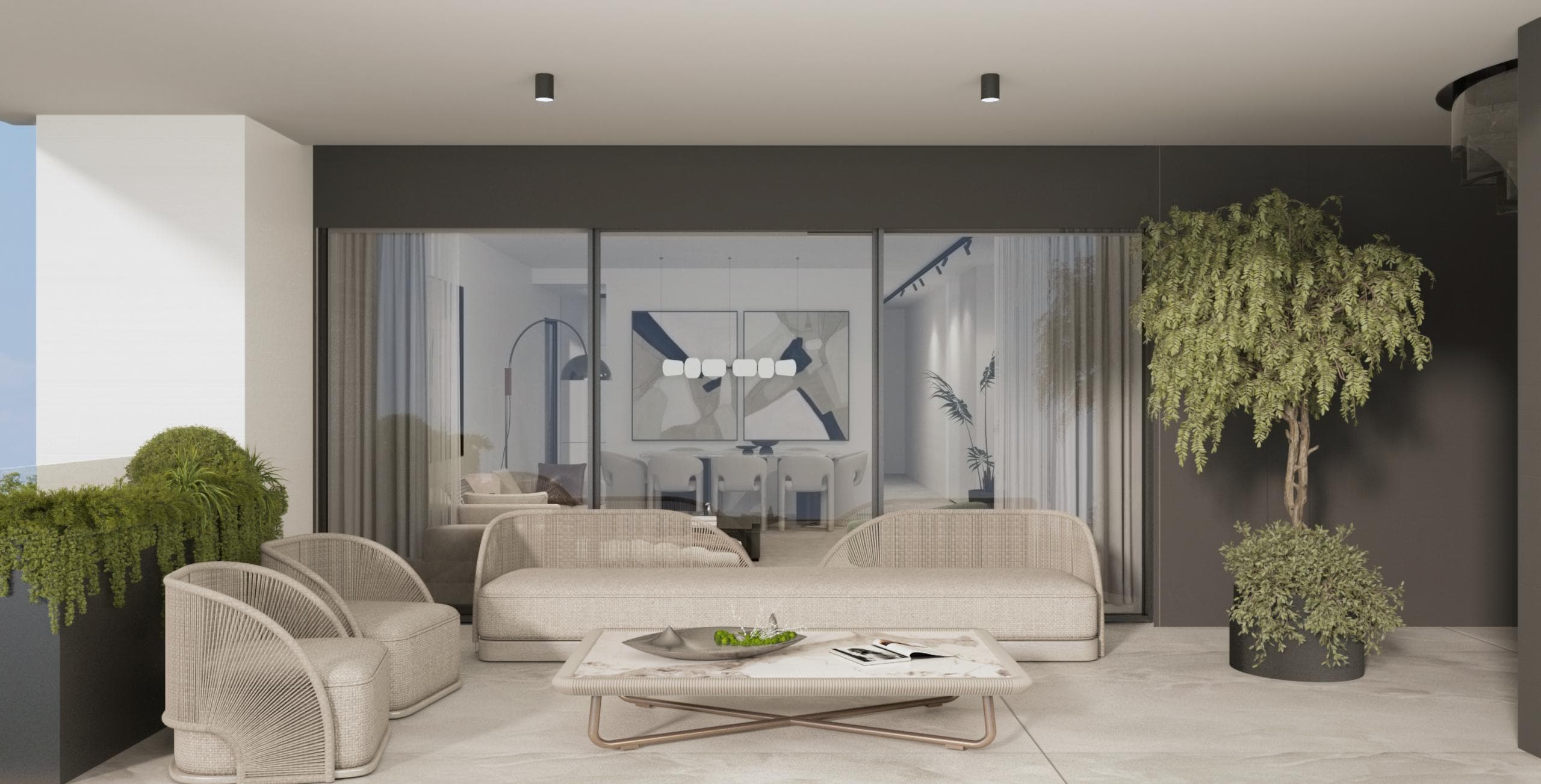 2-bedrooms apartments in Nicosia, Cyprus.