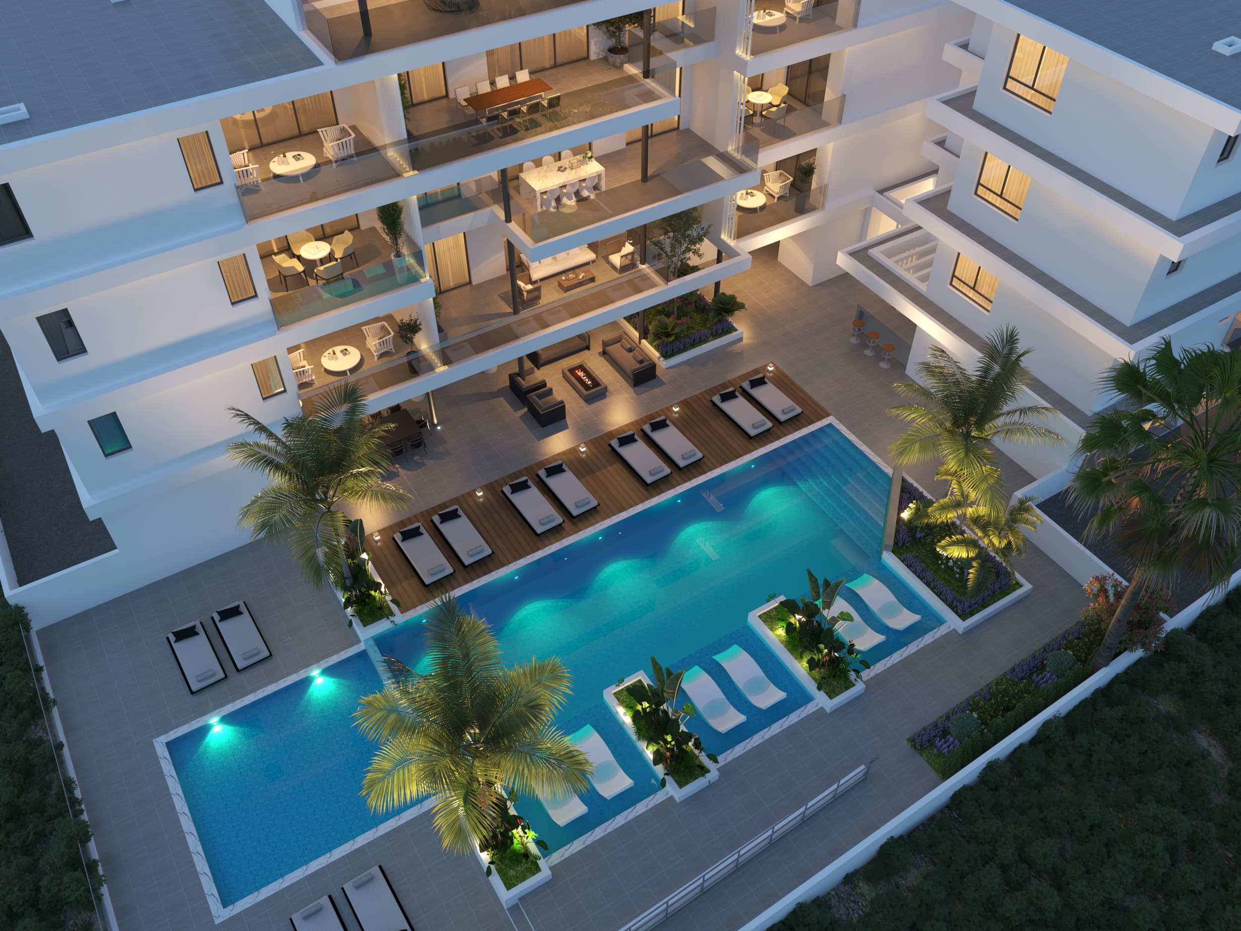 2-bedrooms apartments in Famagusta, Cyprus.