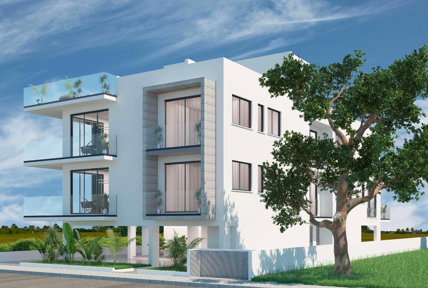 2-bedrooms apartments in Larnaca, Cyprus.